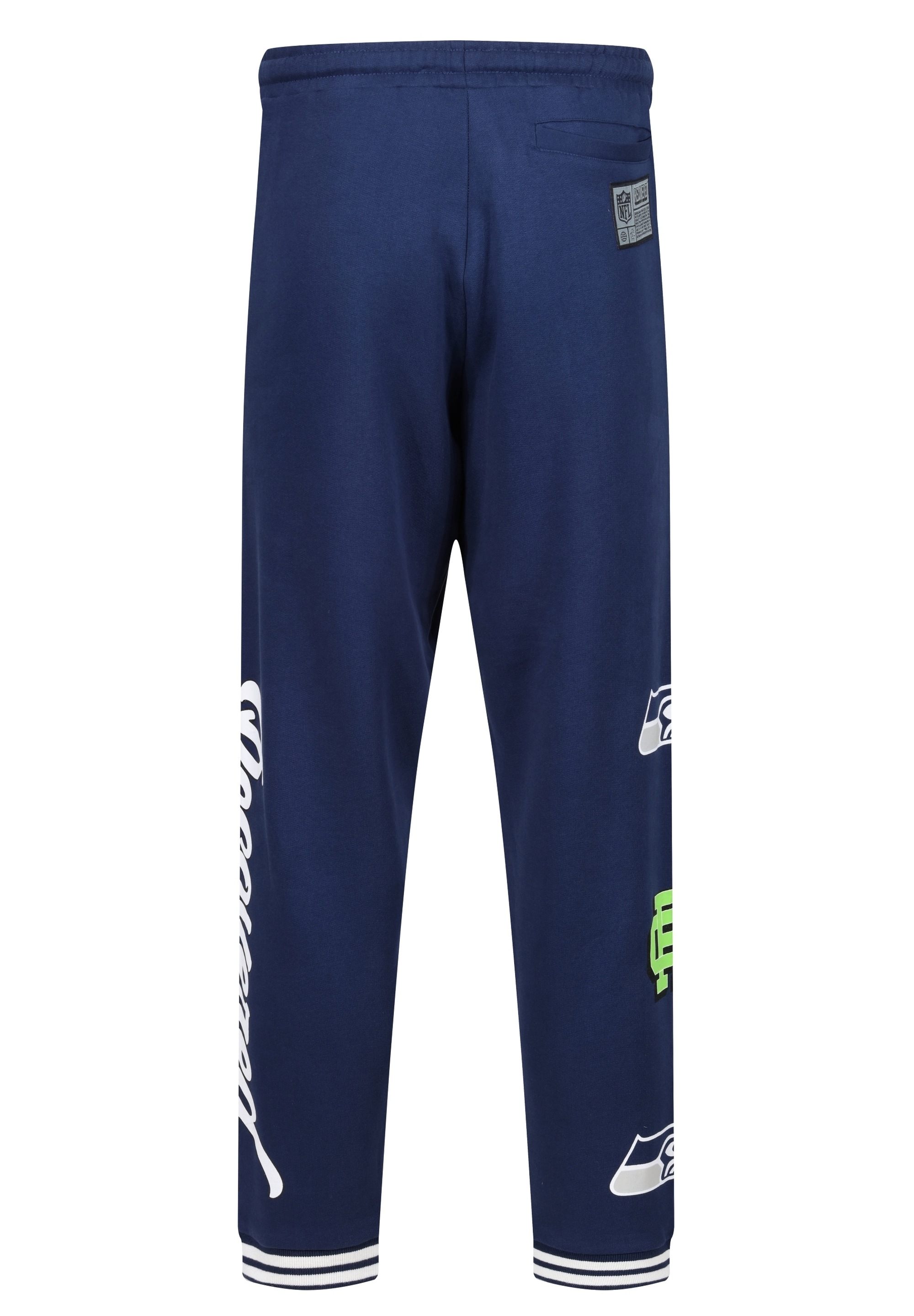 Recovered Sweathose »NFL Seahawks Emerald City«, mit gestreiften Bündchen