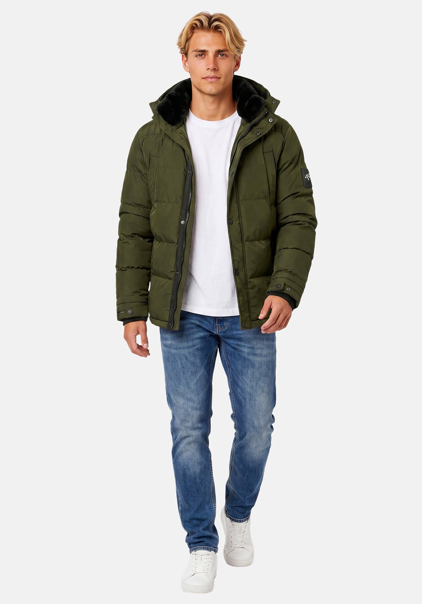 Alessandro Salvarini Winterjacke »ASEzkimo« mit warmen Teddyfell