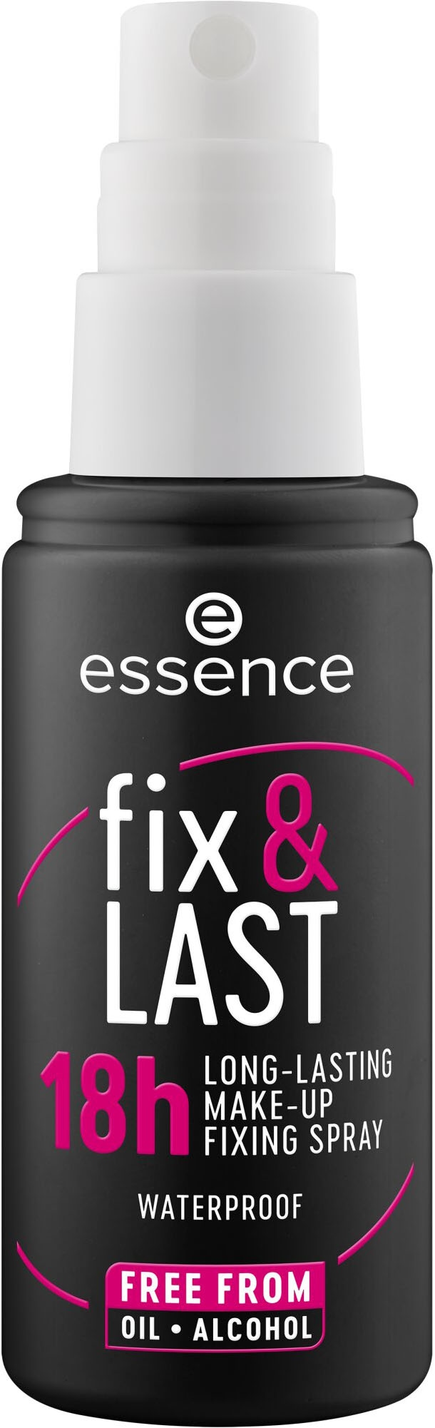 Essence Fixierspray »fix & LAST 18h LONG-LASTING MAKE-UP FIXING SPRAY«, (Set, 3 tlg.), Hält das Make-up bis zu 18 Stunden mit gleichmäßiger Sprühverteilung.