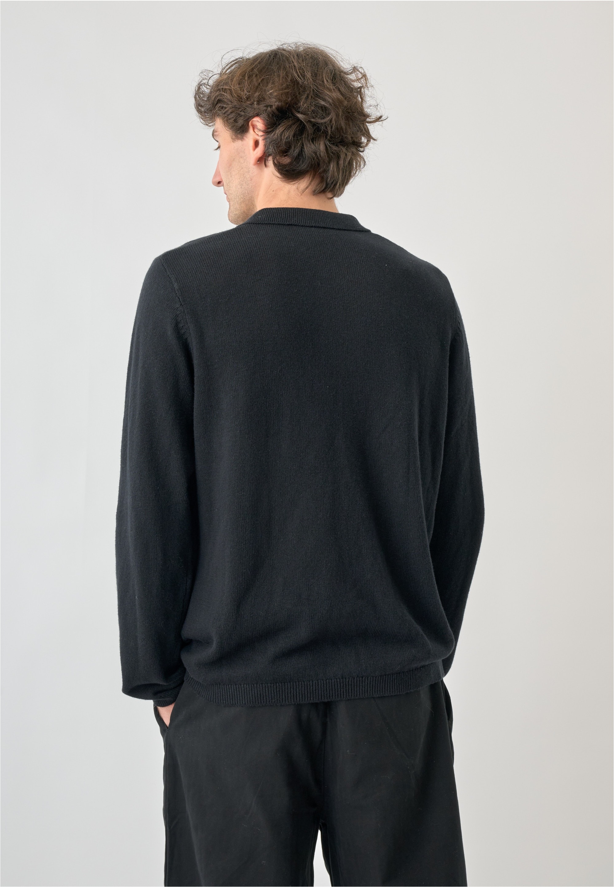 Cleptomanicx Langarmshirt mit eleganter Knopfleiste