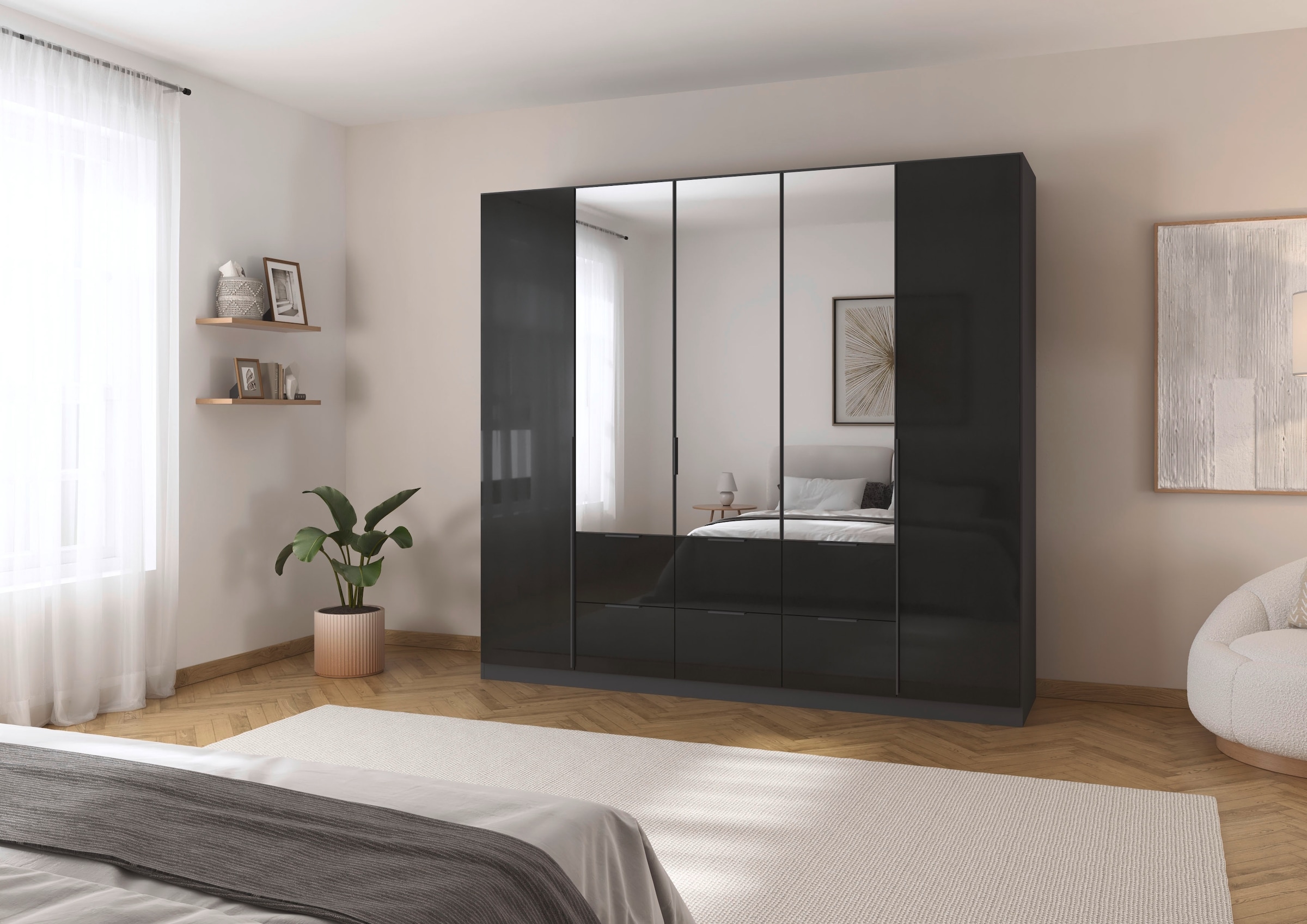 rauch Drehtürenschrank "Kleiderschrank Schrank Garderobe AGORDO mit Dekor- günstig online kaufen