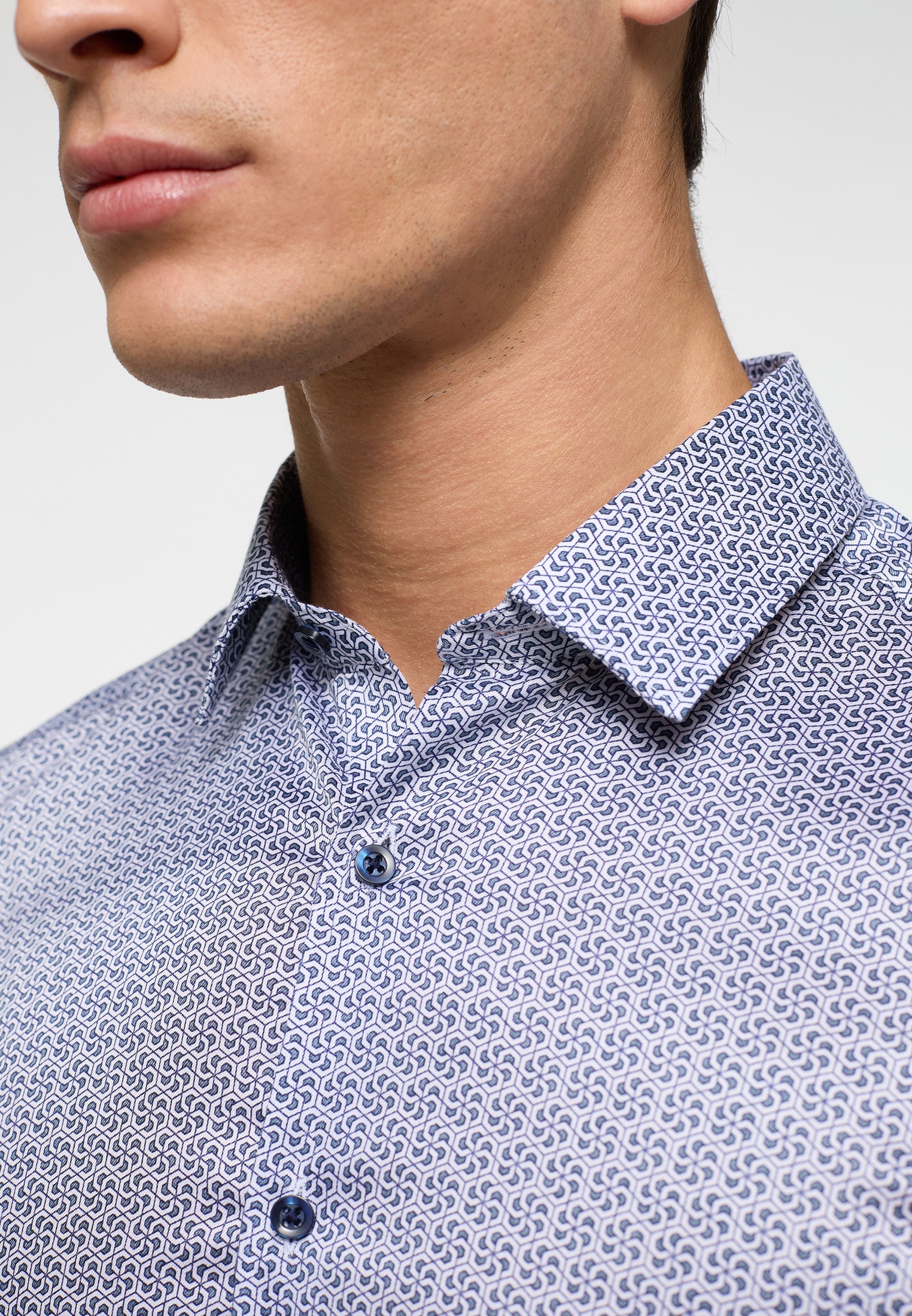 Thumbnail - Eterna Langarmhemd "SUPER SLIM" EASY IRON (bügelleicht)