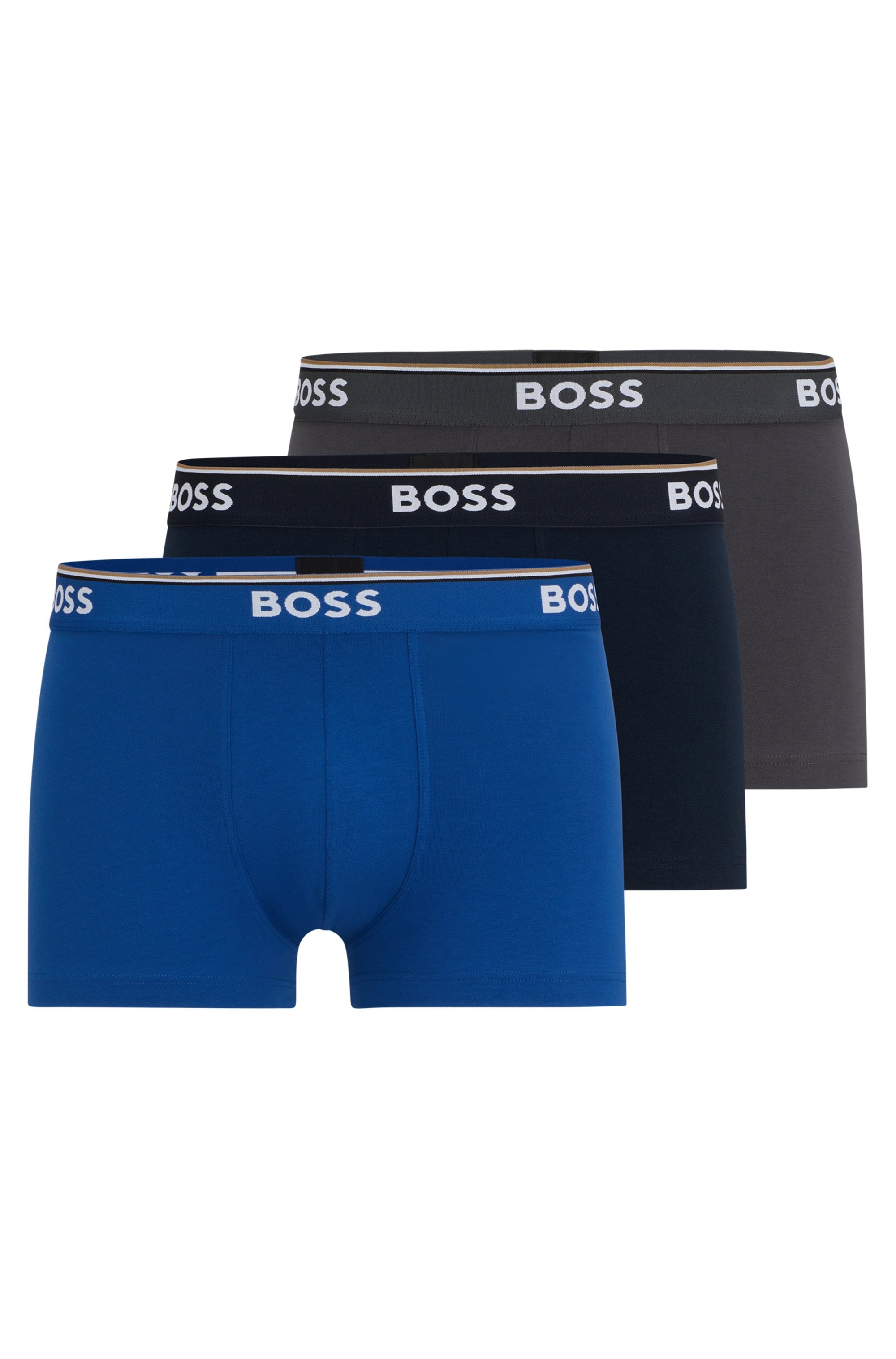 BOSS Boxer "TRUNK 3 PACK", 3 Stk. BOSS Schriftzug auf dem Bund günstig online kaufen