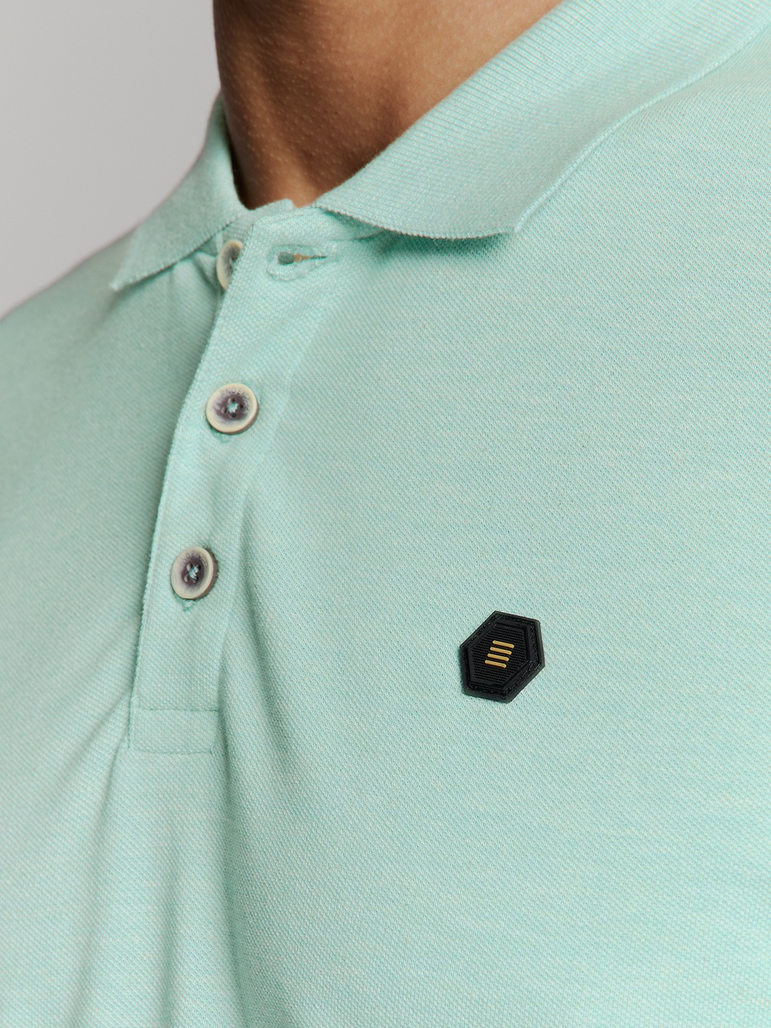 NO EXCESS Poloshirt »No Excess Poloshirt Polo Melange«