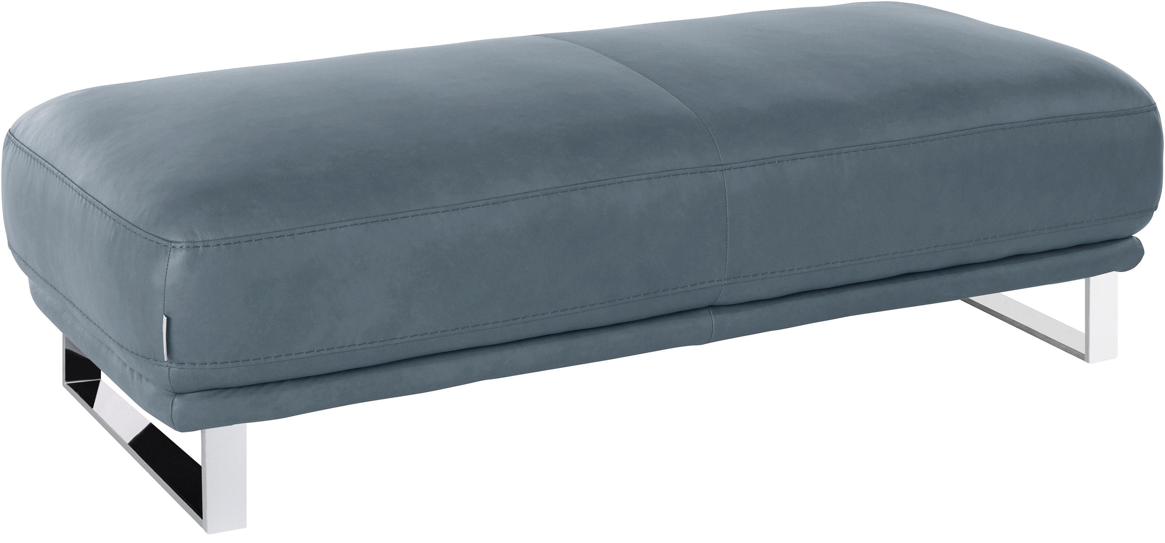 W.SCHILLIG Hocker »montanaa«, mit Metallkufen in Chrom glänzend, Breite 141 cm