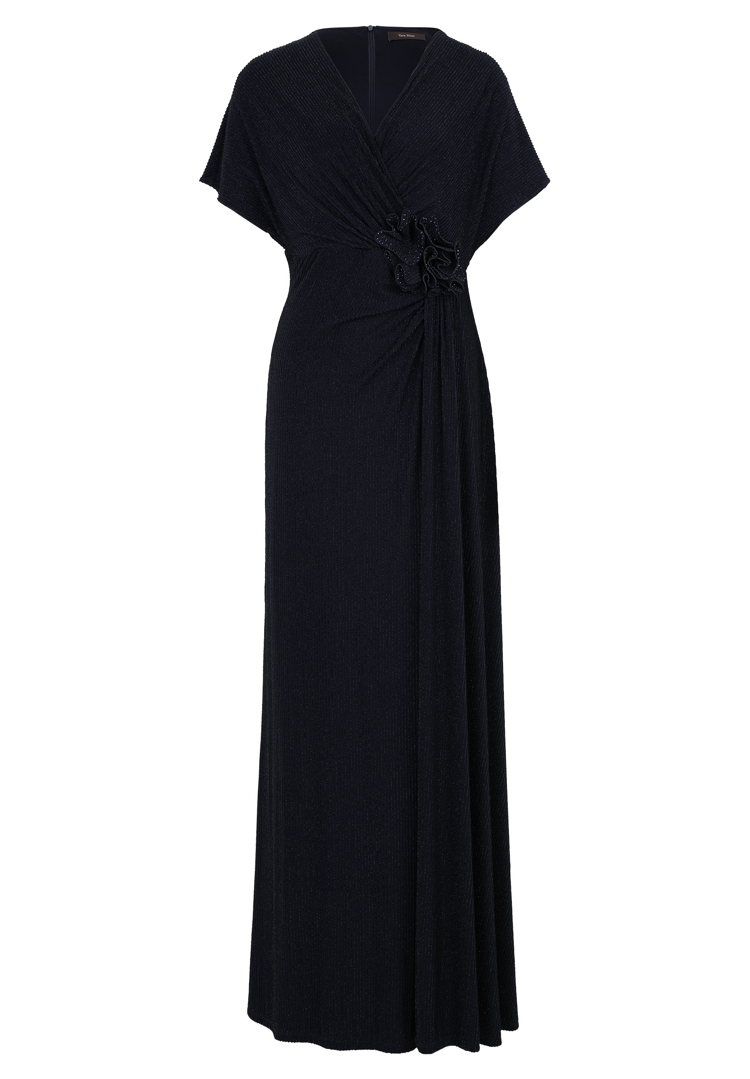 Vera Mont Abendkleid "Damen Abendkleid im Glitzer-Look" Ohne Tasche Raffung günstig online kaufen