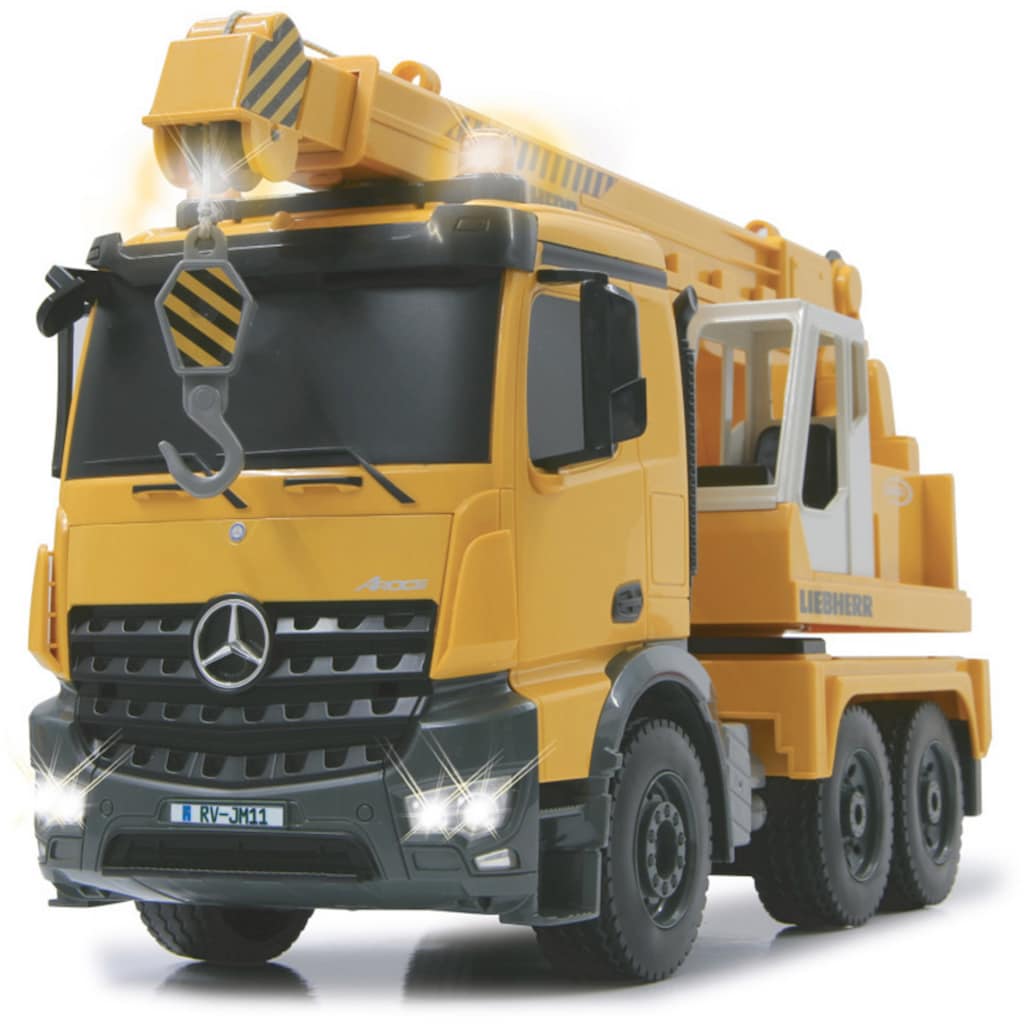 Jamara RC-LKW »Schwerlastkran Mercedes Liebherr 2,4GHz gelb«