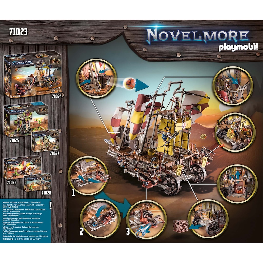 Playmobil® Konstruktions-Spielset »Sal'ahari Sands - Sandsturmbrecher (71023), Novelmore«, (233 St.)