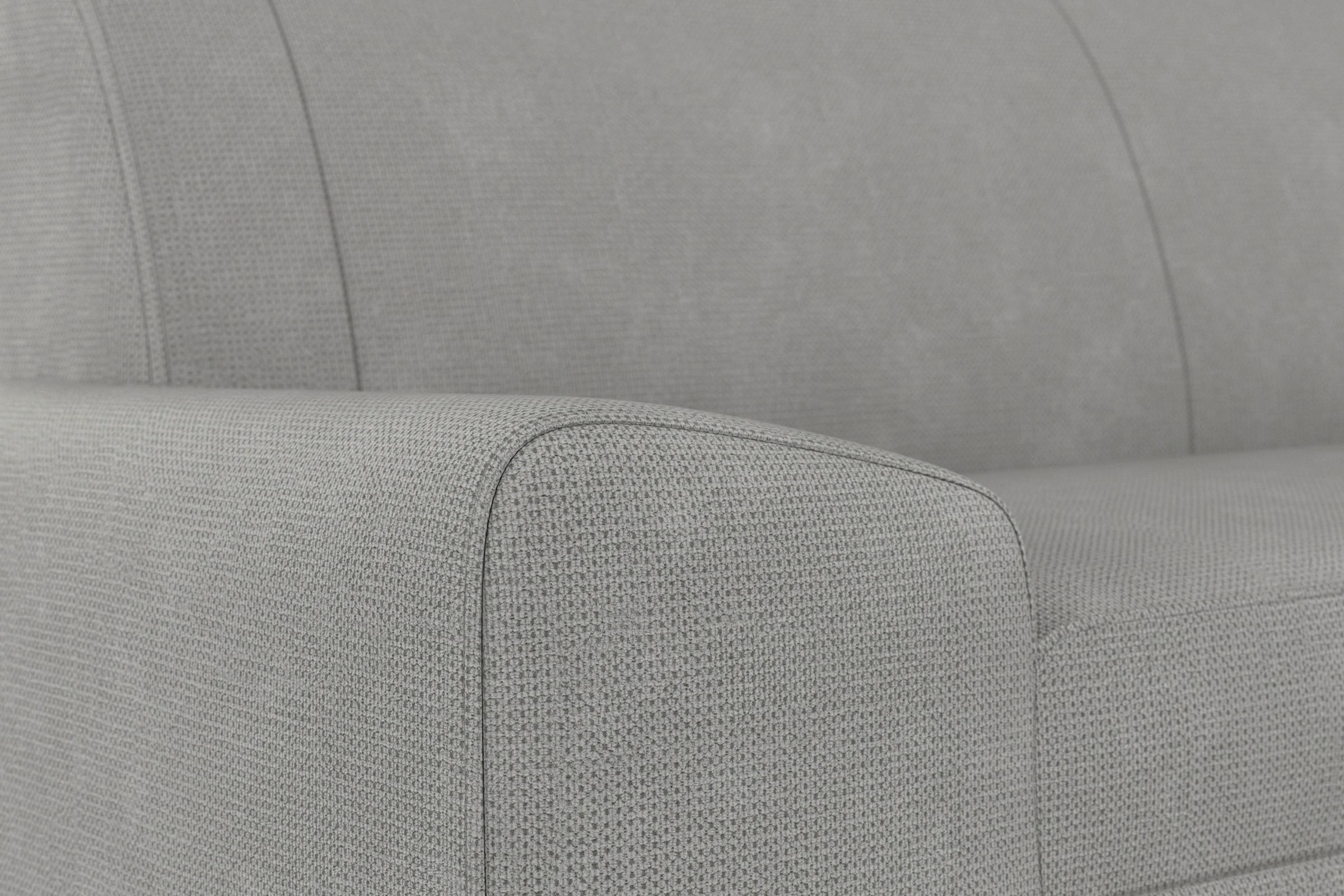 DOMO collection Ecksofa »Anzio in kubischer Formensprache, flache Armlehnen, L-Form«, Wahlweise mit Bettfunktion und Federkern für hohen Sitzkomfort