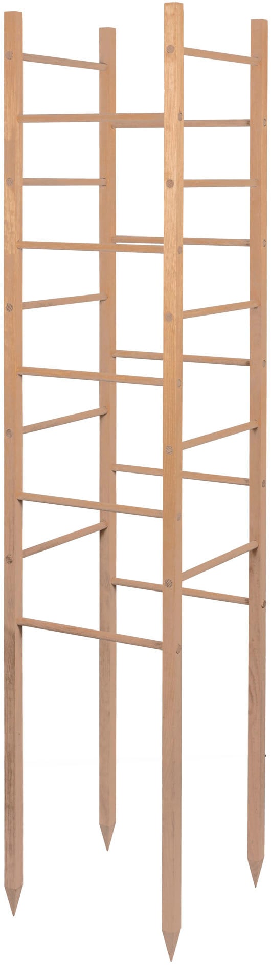 Windhager Rankgitter "Holz-Rankturm für Blumen und Gemüsepflanzen" Kletterhilfe für den Garten, 29 x 29 x 145 cm