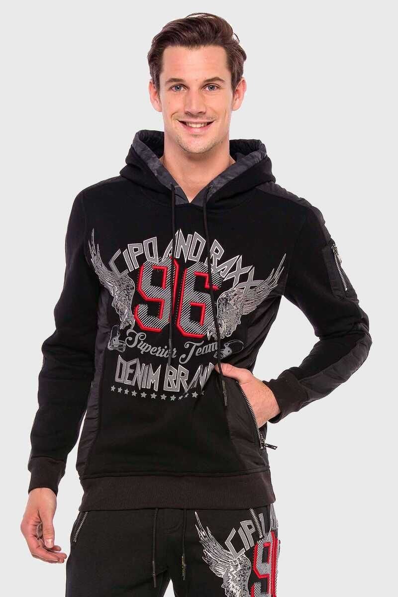 Cipo & Baxx Kapuzenpullover "Sweatshirt", (1 tlg.), mit coolem Print günstig online kaufen