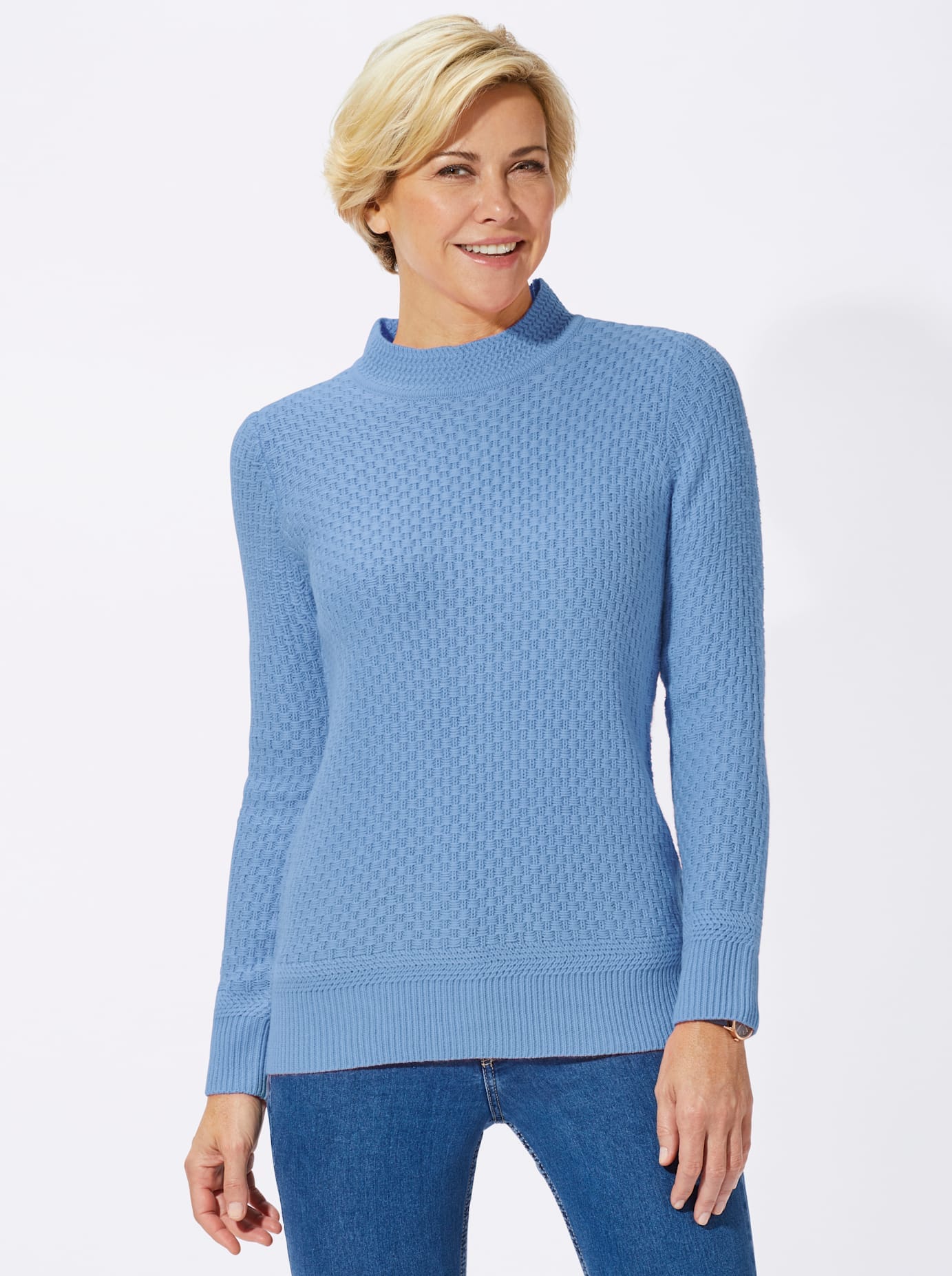 Classic Basics Stehkragenpullover »Pullover«