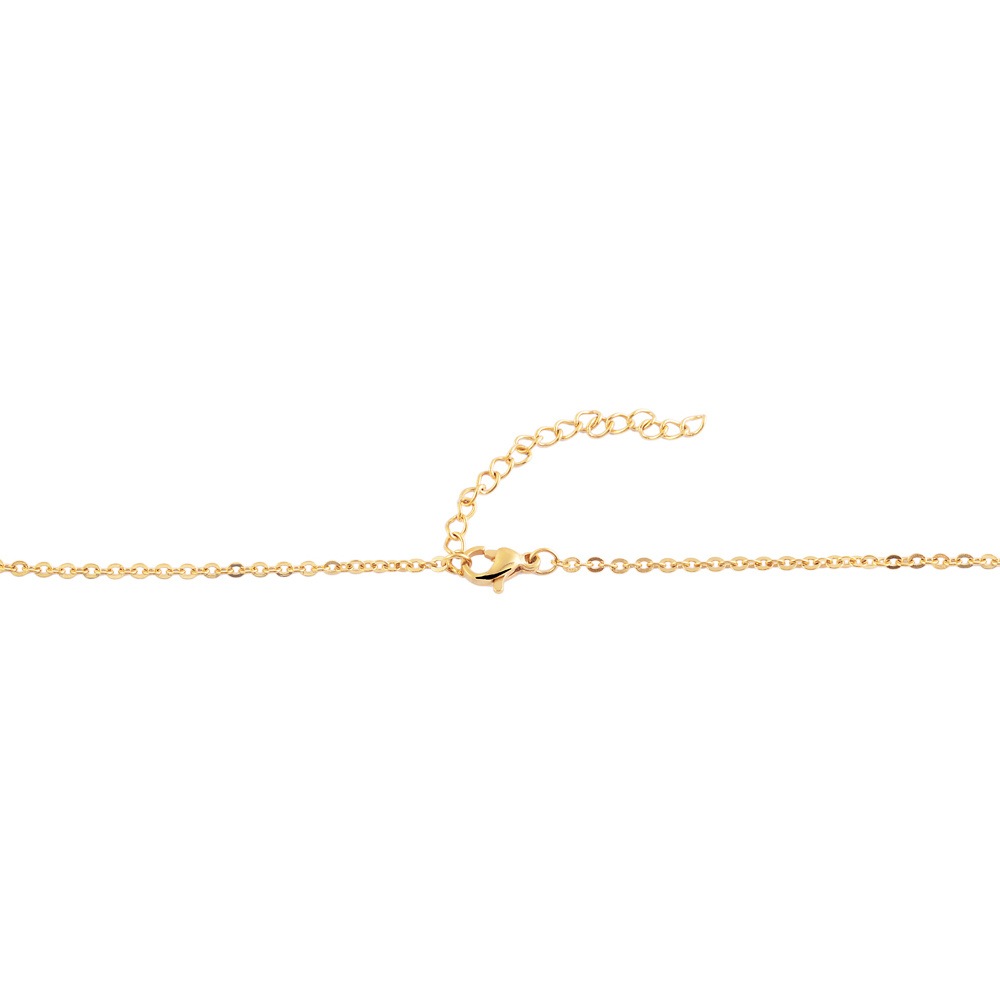 Kette ohne Anhänger ADELIA´S "Unisex Halskette – Ankerkette aus Edelstahl 45+5", gold, Halsketten, Damen, 50cm, Edelstahl, Ideal als Geschenk – dezent und elegant 2