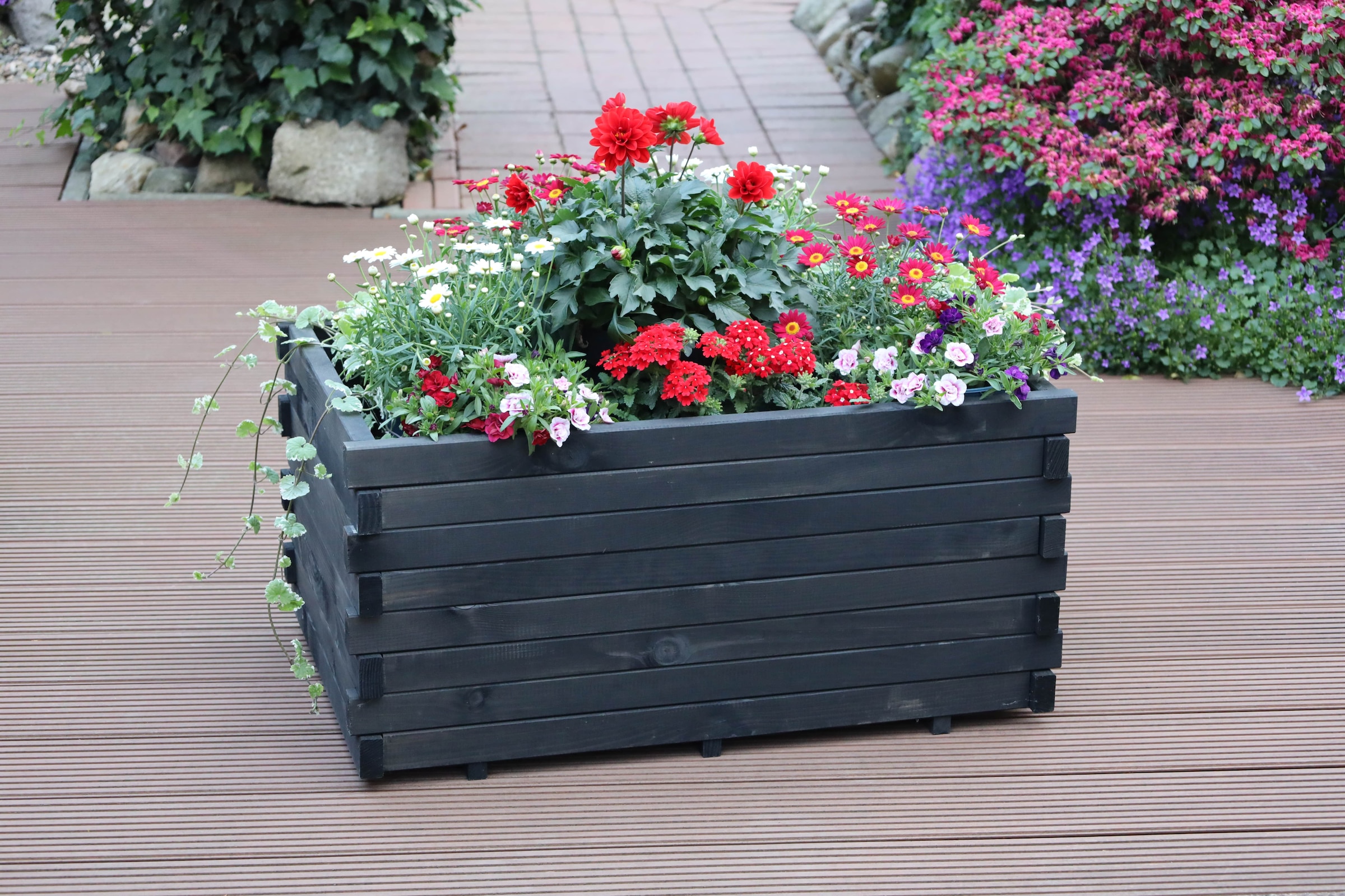 promadino Blumenkasten »Siena«, BxTxH: 80x50x39 cm