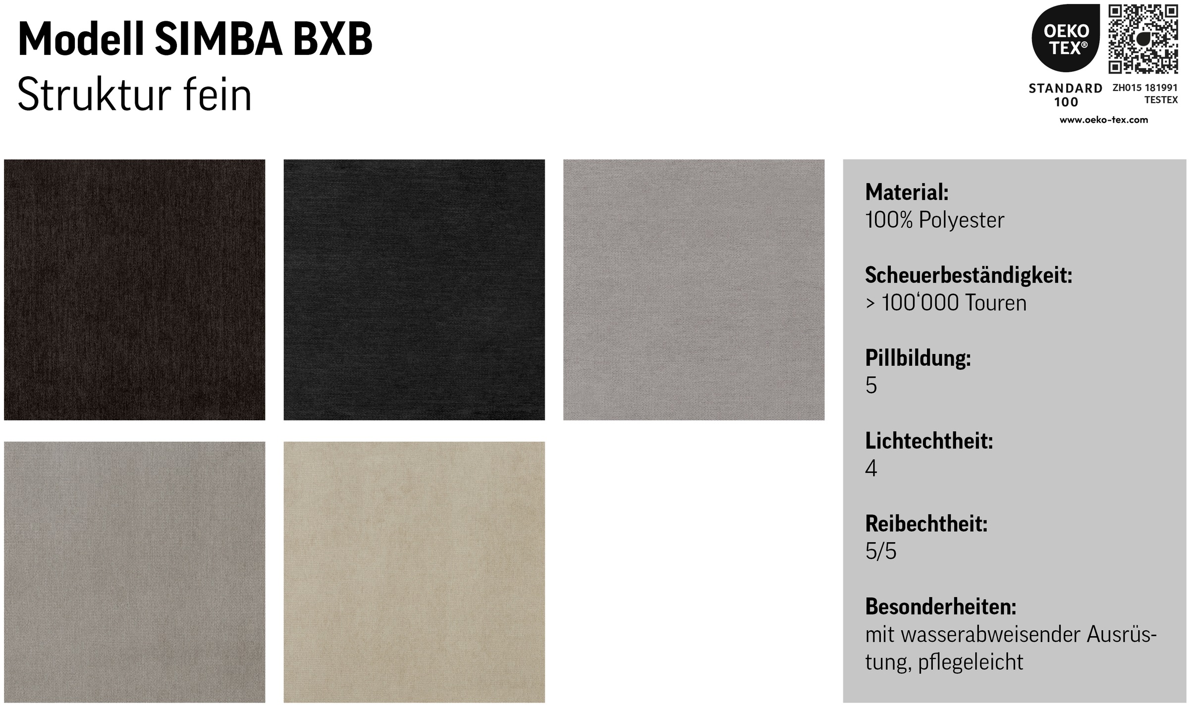Boxspringbett COTTA "Simba", grau (elephant), L:209cm, Komplettbetten, Boxspringbett, wahlweise mit oder ohne Matratze und Topper bestellbar 6