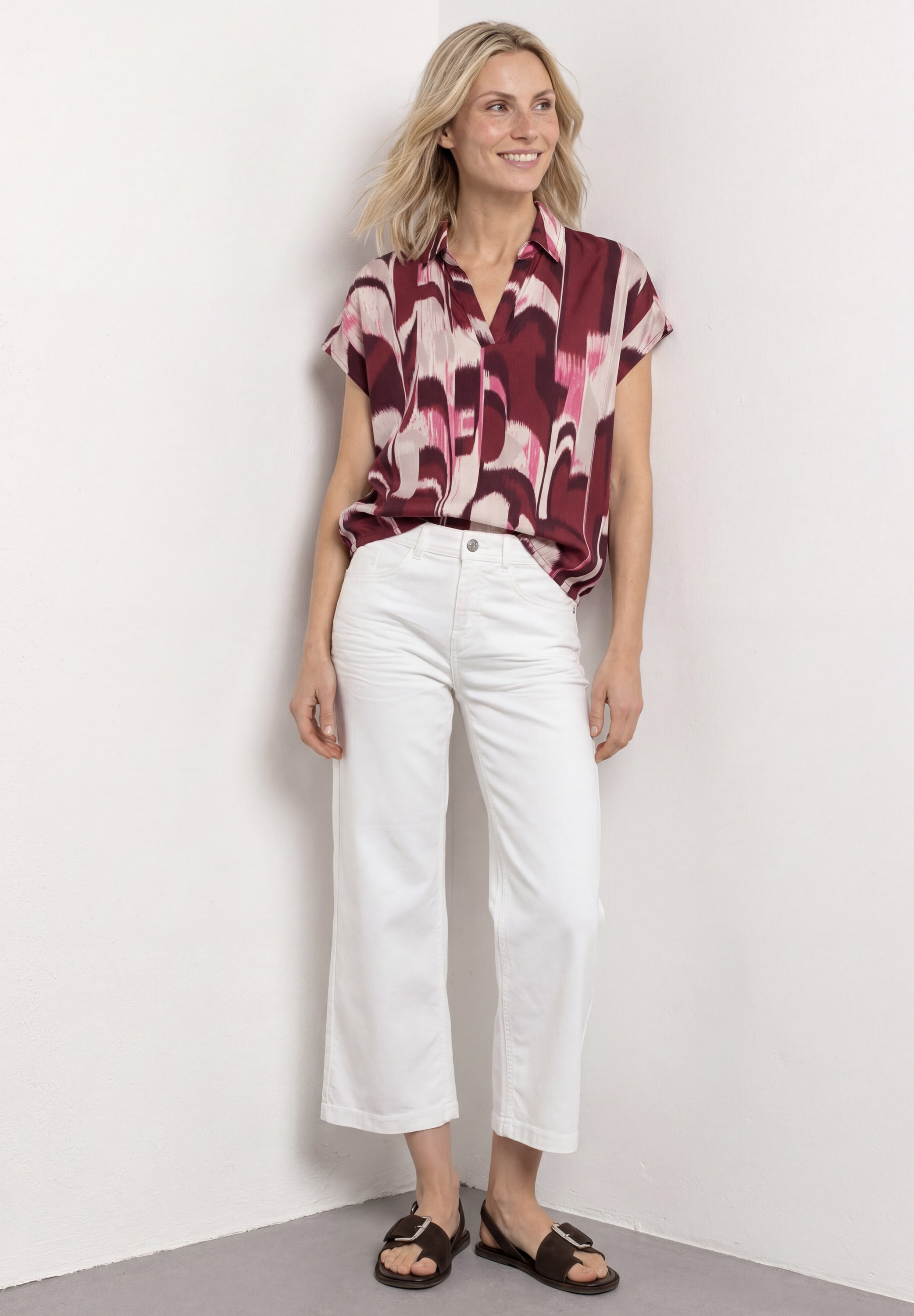 STREET ONE Hemdbluse aus softer Viskose