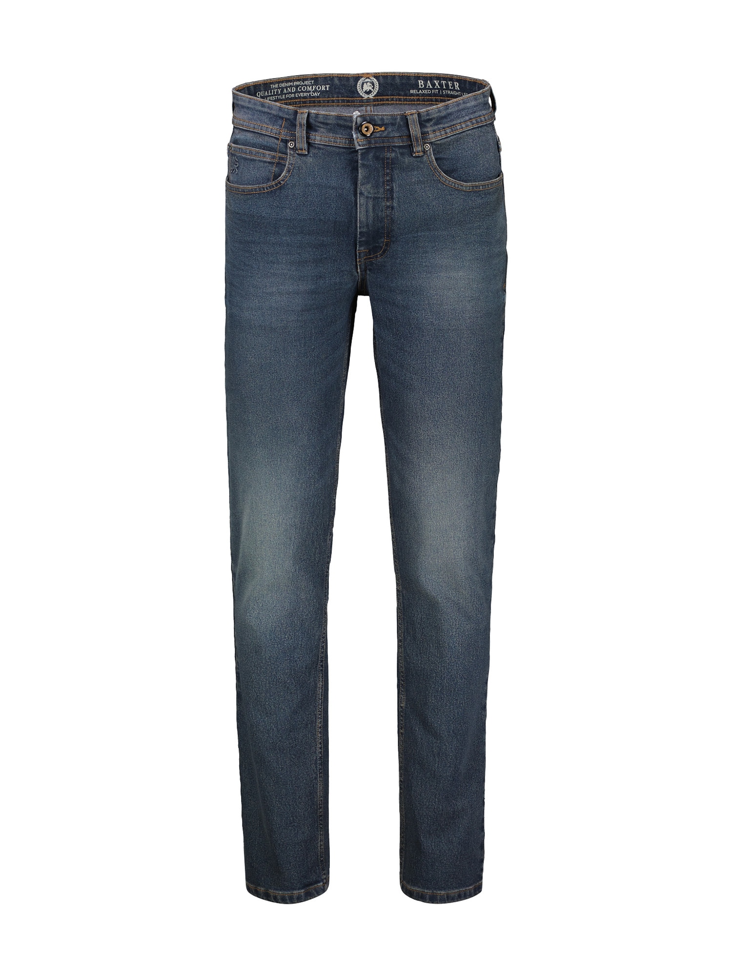 LERROS 1100000002199 "BAXTER 5-Pocket Stretch-Denim, RELAXED FIT" Locker geschnittene Herren-Jeans mit geradem Beinverlauf