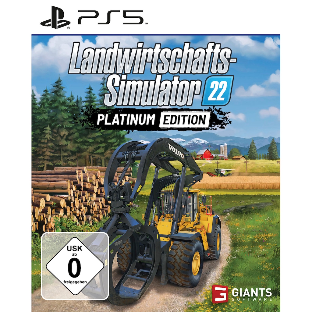 Astragon Spielesoftware »Landwirtschafts-Simulator 22: Platinum-Edition«, PlayStation 5