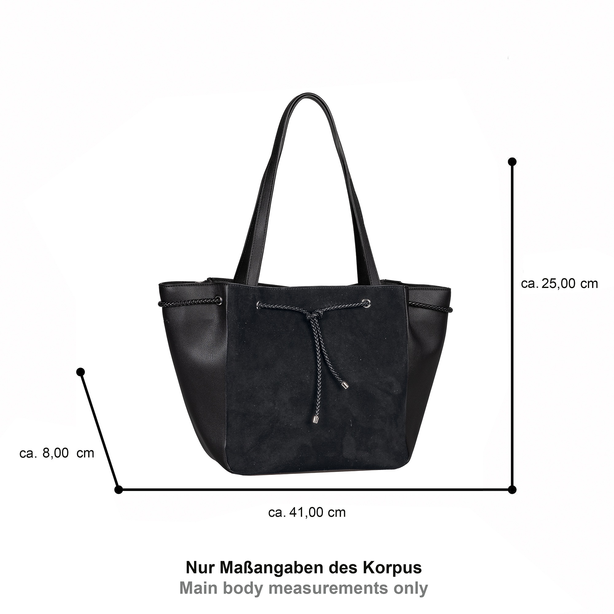 Gabor Shopper »Letitia« Damen Handtasche mit Bänderverzierung