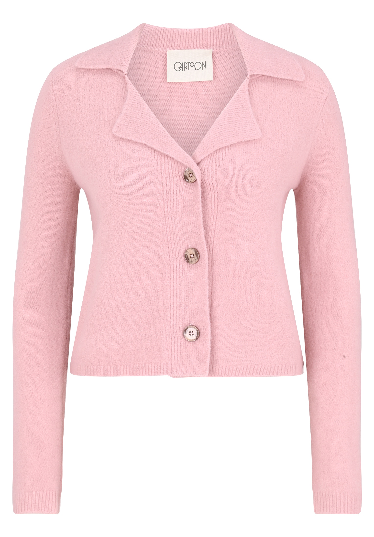 Cartoon Strickjacke »Damen mit Reverskragen« 1 Stk.