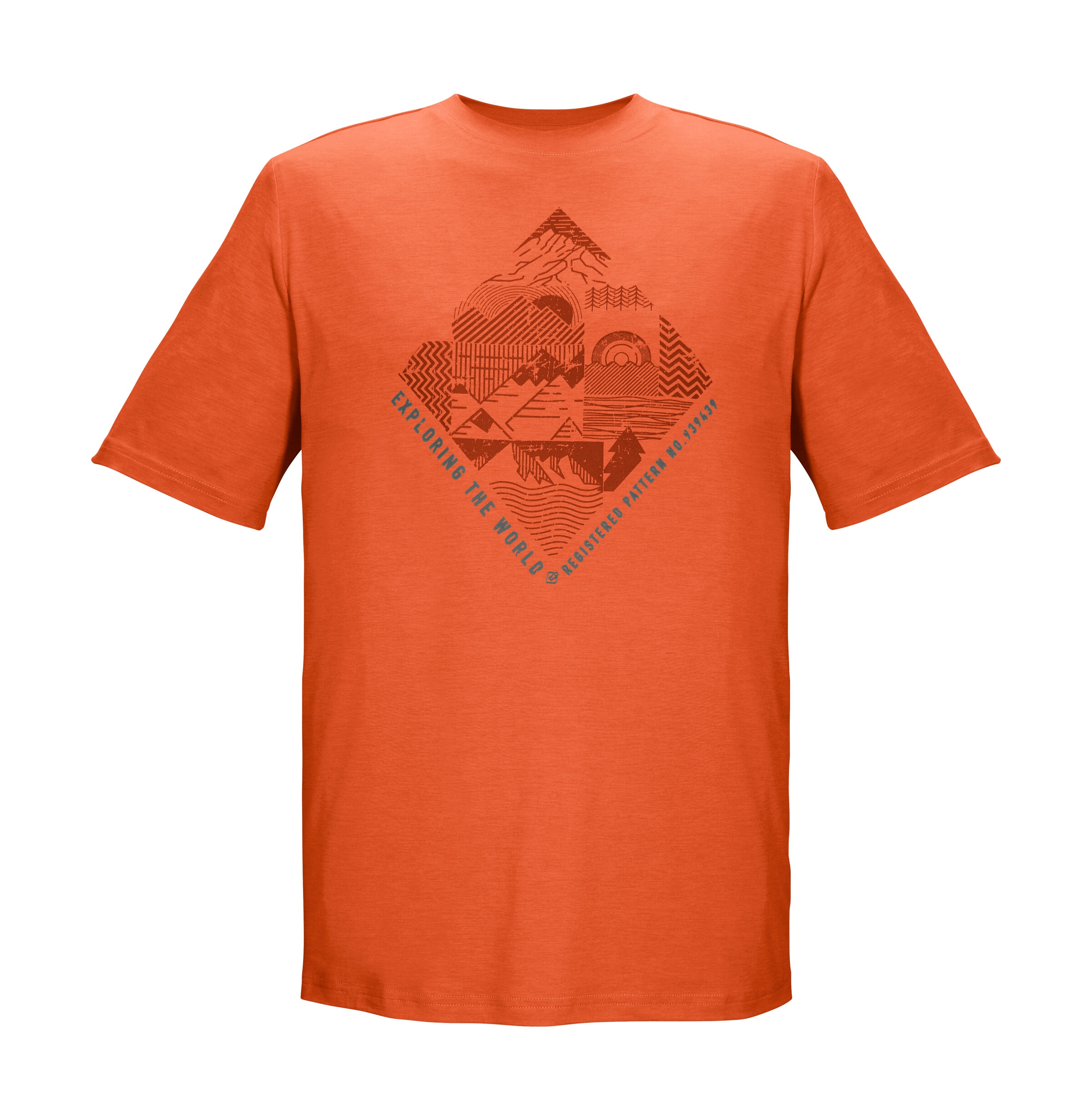 Killtec T-Shirt "KOS 24 MN TSHRT" Feuchtigkeitstransportierend, schnelltrocknend, Adventure-Print