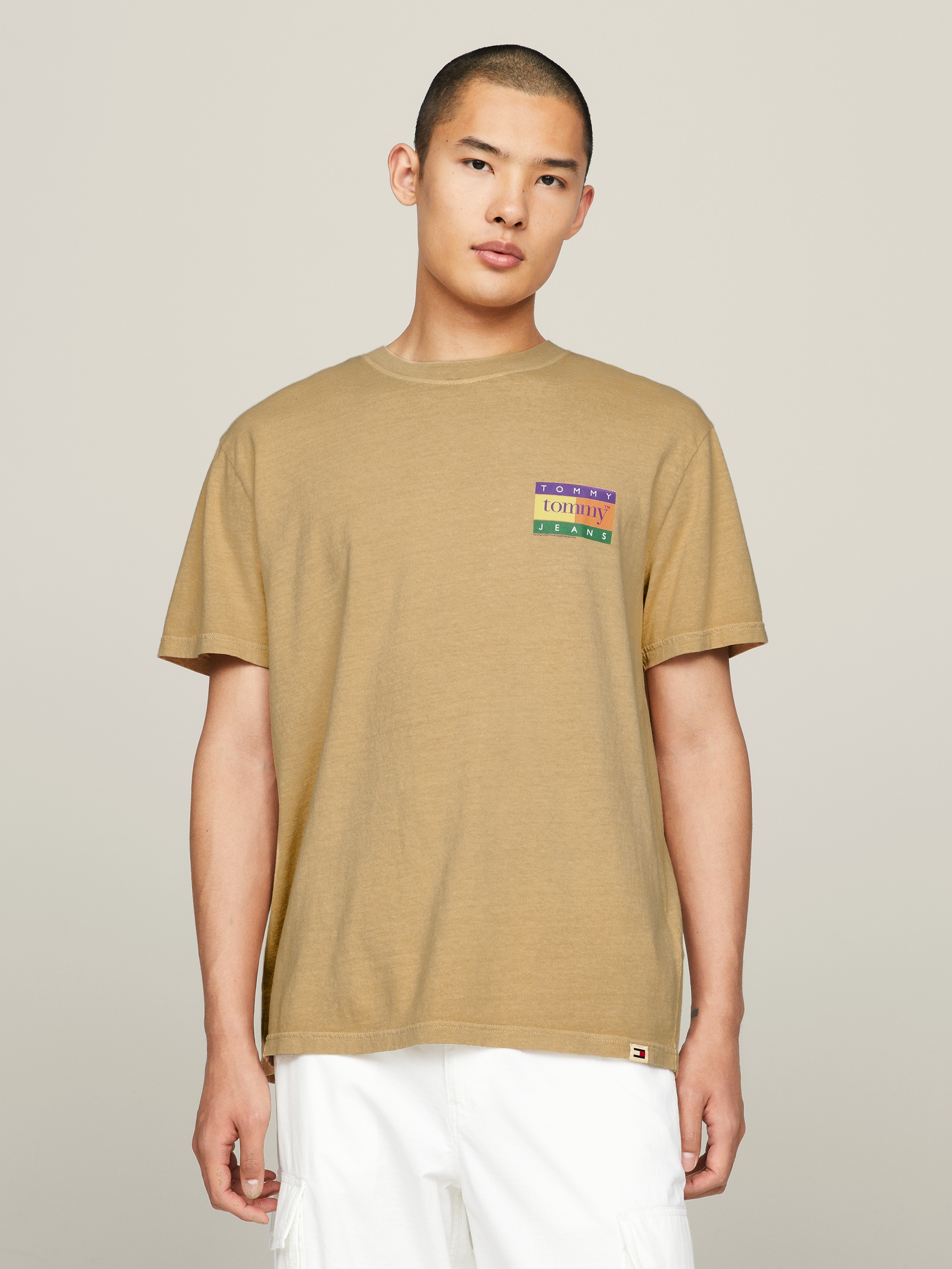 Tommy Jeans T-Shirt "TJM REG SUMMER FLAG TEE EXT", Mehrfarbiger Rückenprint günstig online kaufen