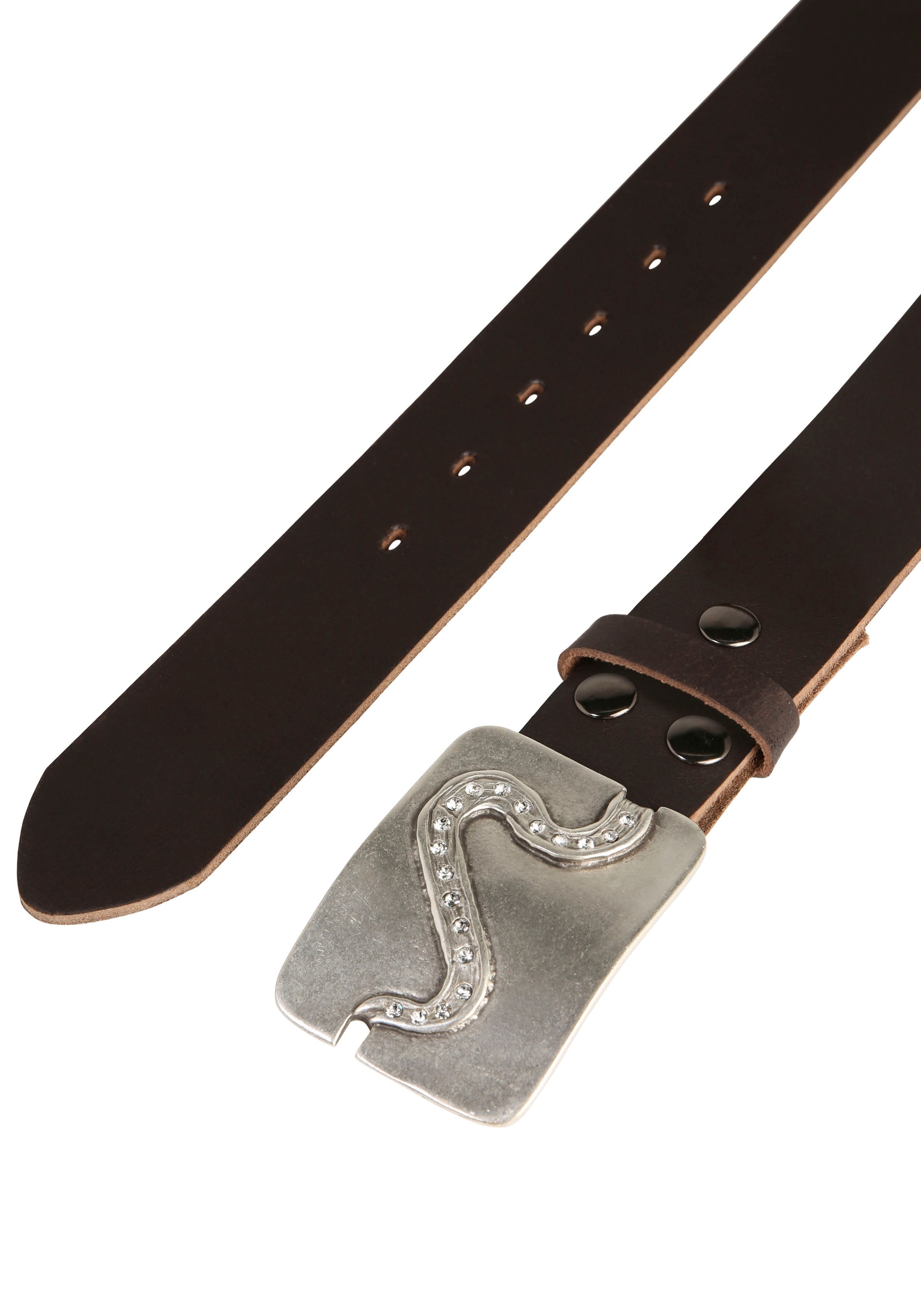 Rettungsring Gürtel Ledergürtel mit austauschbarer Schließe "Pfad Kristall" günstig online kaufen