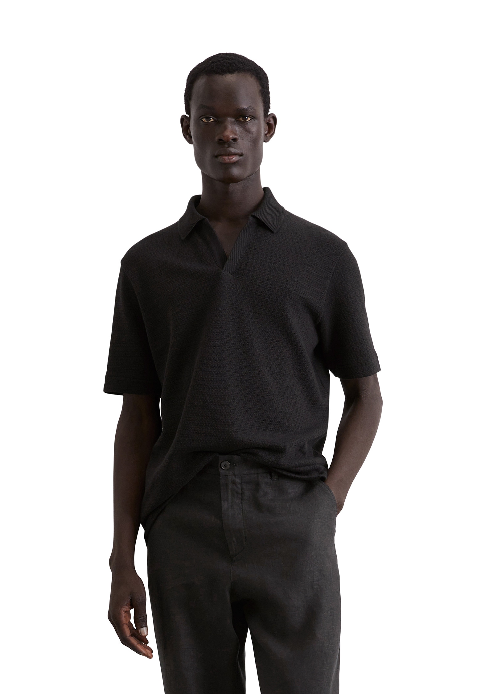 Marc OPolo Poloshirt "mit feiner Struktur" günstig online kaufen