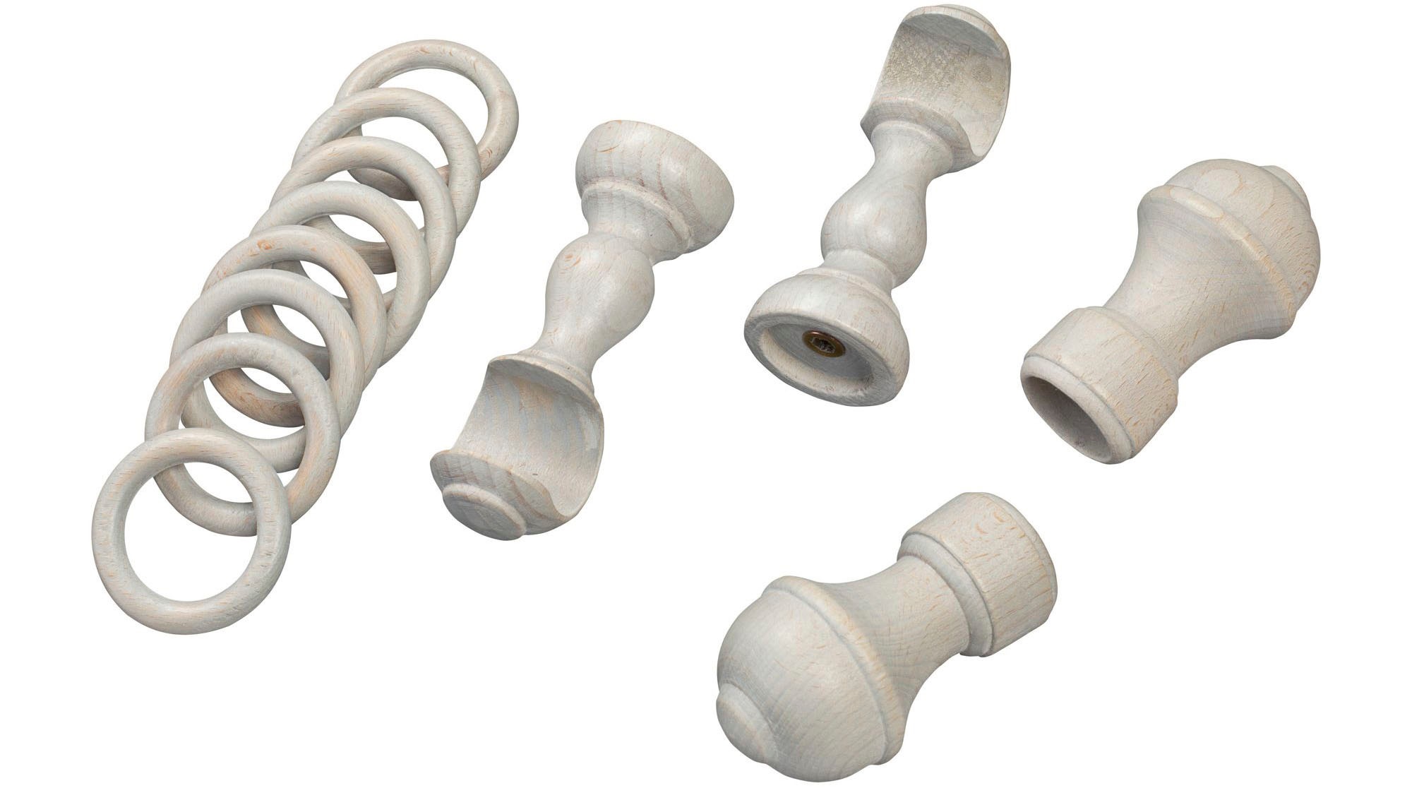 SN DECO GROUP Gardinenstange »Ares«, 1 läufig-läufig, Fixmaß