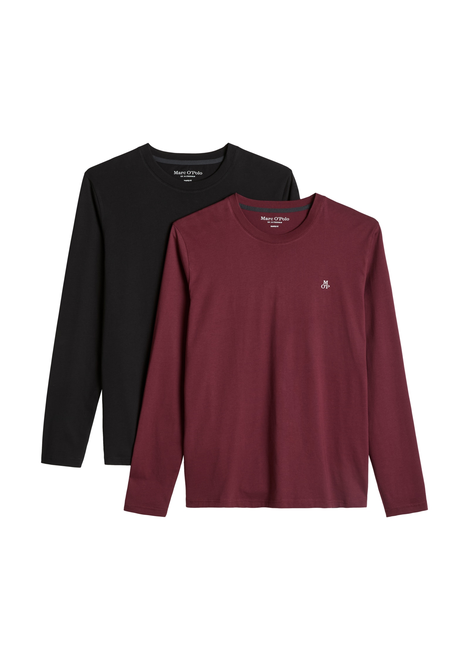 Marc OPolo Longsleeve 2 shaped aus Bio-Baumwolle