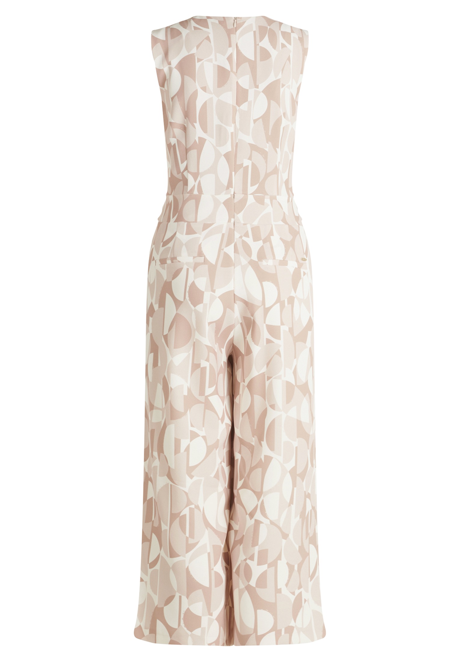 Betty&Co Overall »Betty & Co Jumpsuit ohne Arm«, (1 tlg.), Falten