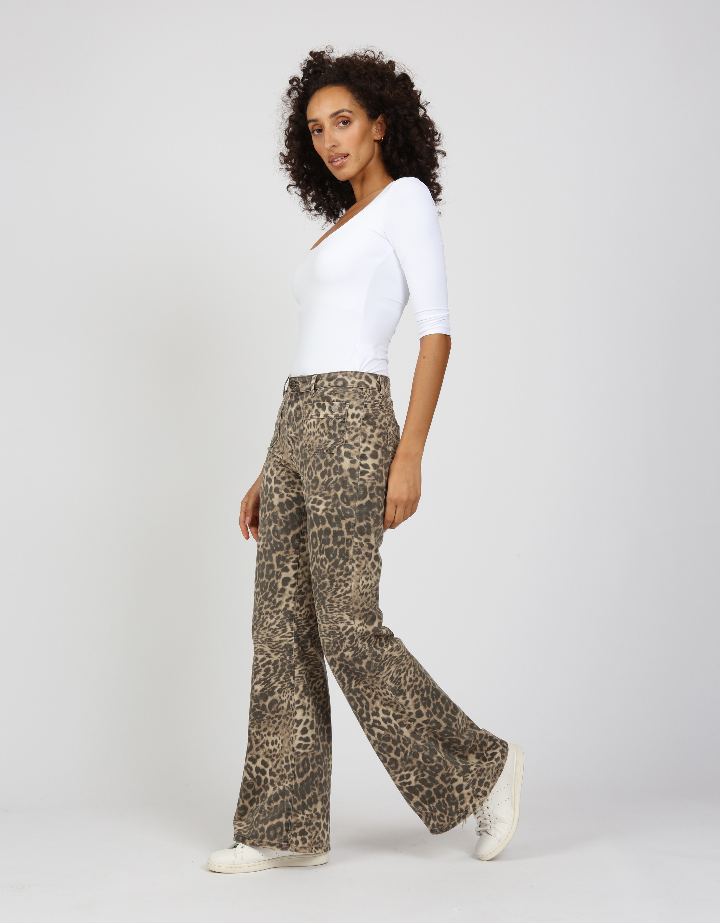 GANG Stoffhose "GANG Hosen Wide Fit 94JESSI FLARED" günstig online kaufen