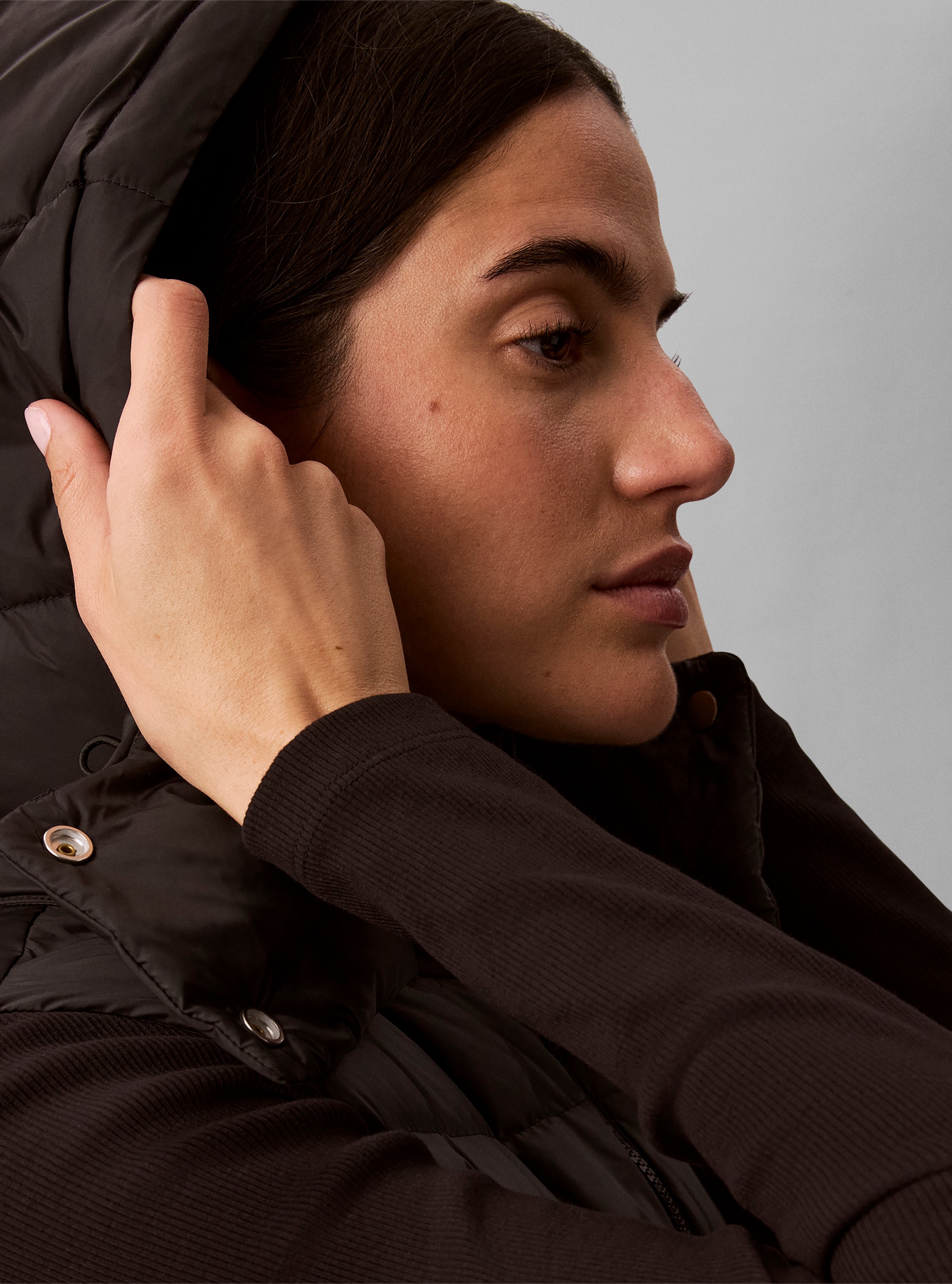 Calvin Klein Jeans Steppjacke »ESSENTIAL SHORT DOWN PUFFER« mit Kapuze Regular fit mit Stehkragen