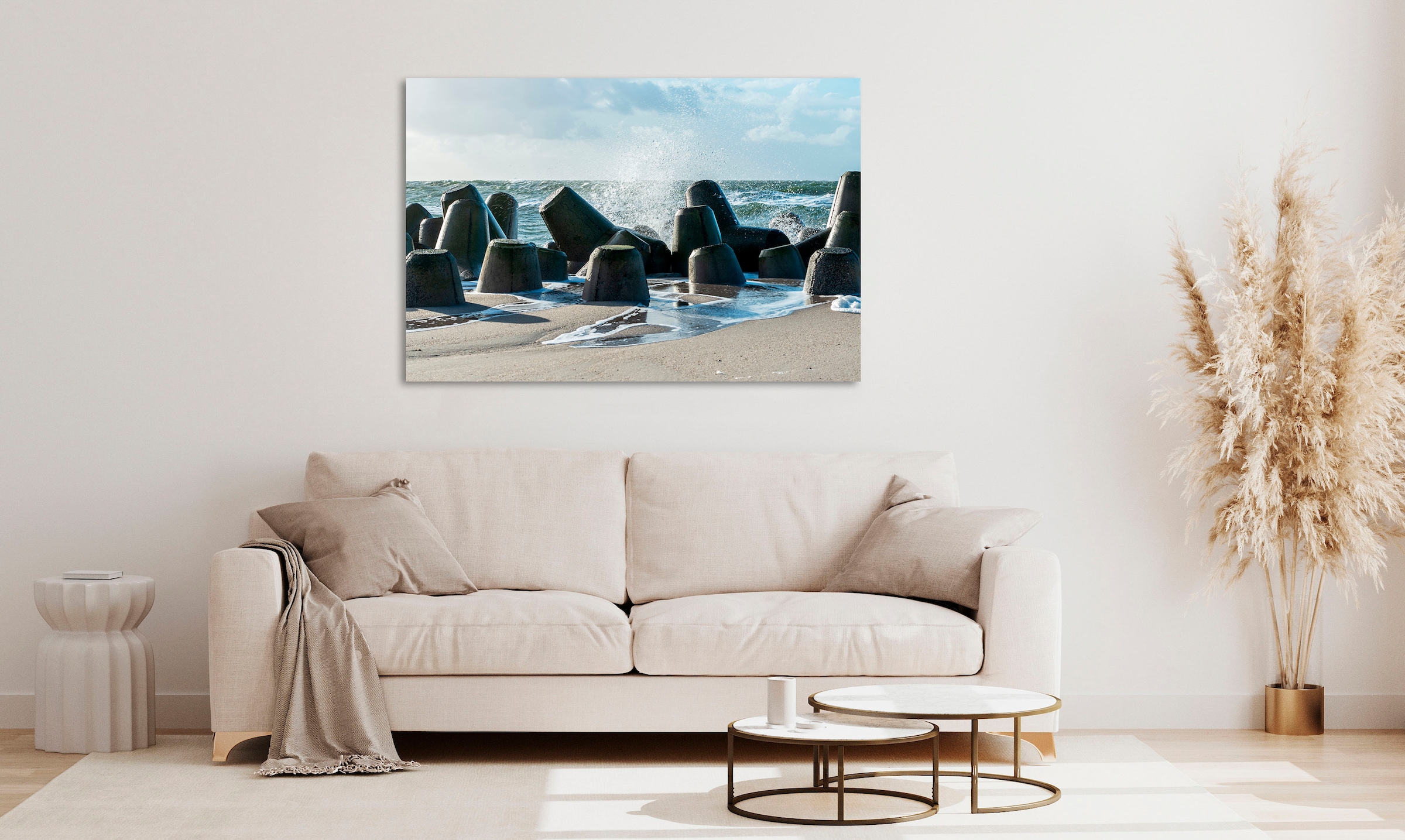 queence Acrylglasbild "Egilio" Meer  Meer Bilder  Spa  Spa Bilder  Stein  S günstig online kaufen