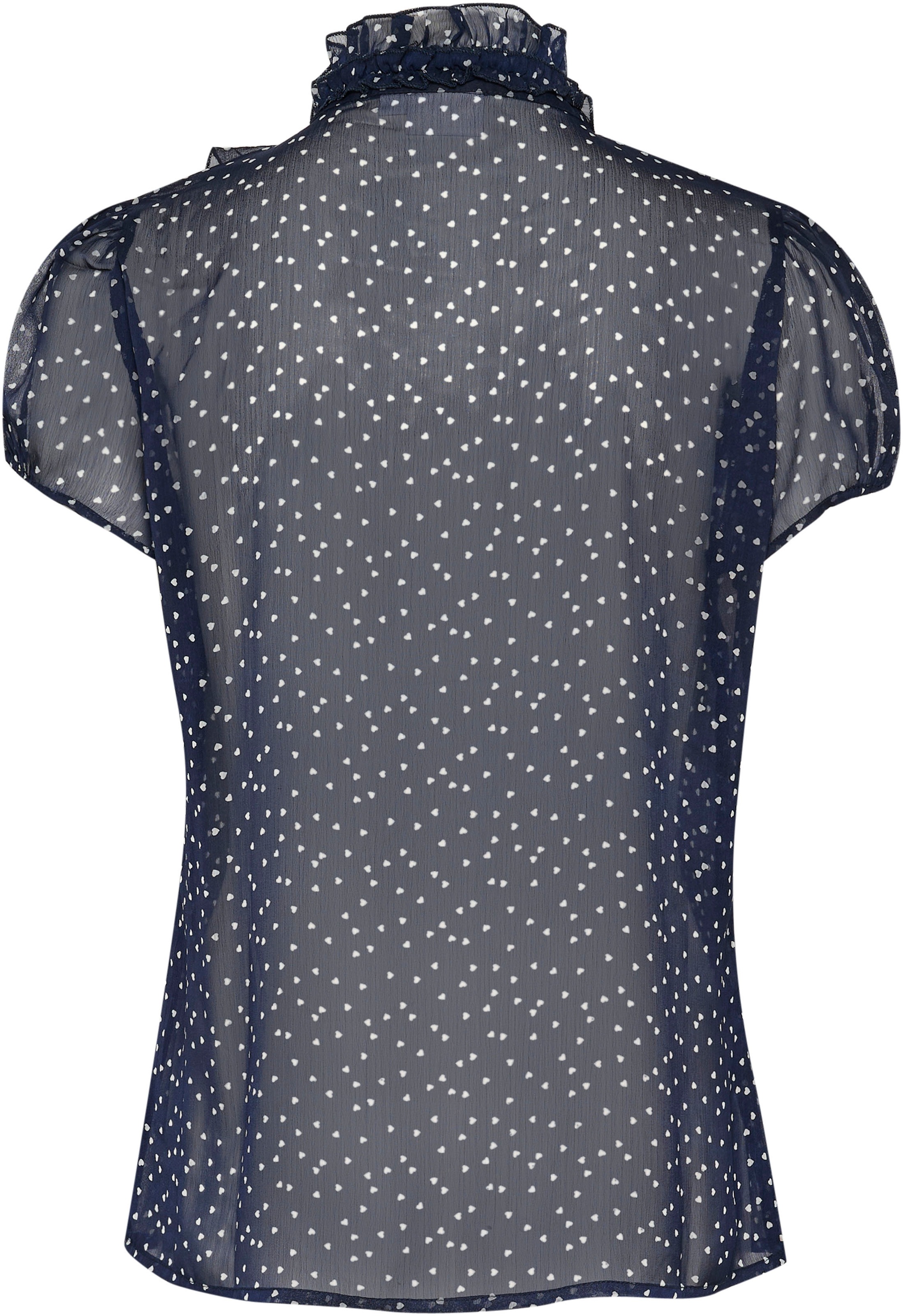 Saint Tropez Rüschenbluse "LiljaSZ Crinkle SS Shirt" günstig online kaufen