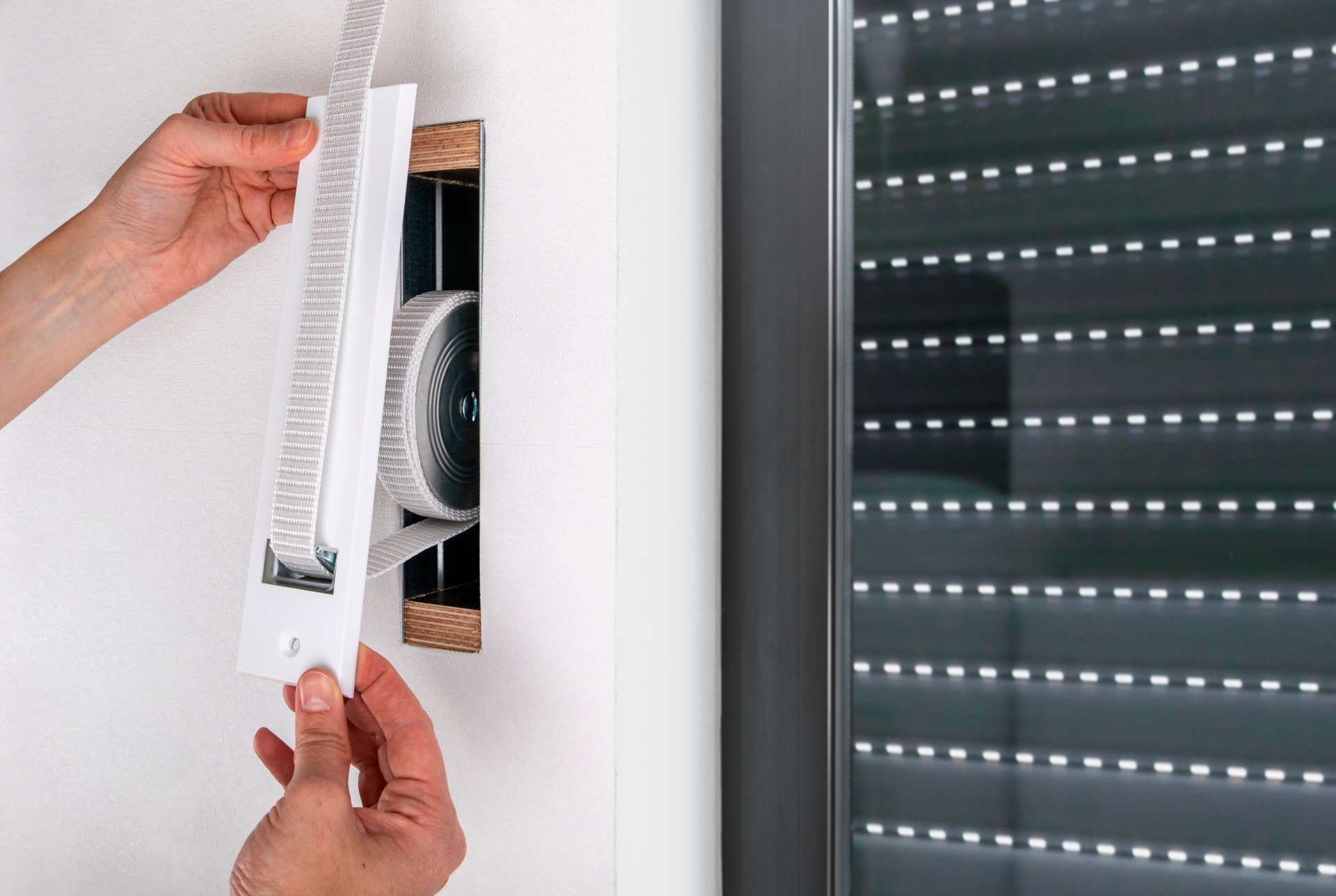 Thumbnail - SCHELLENBERG Einlass-Gurtwickler "für das Rollladensystem Maxi, Lochabstand 21,5 cm, Unterputz-Montage" Set, 10 Stk. tlg...