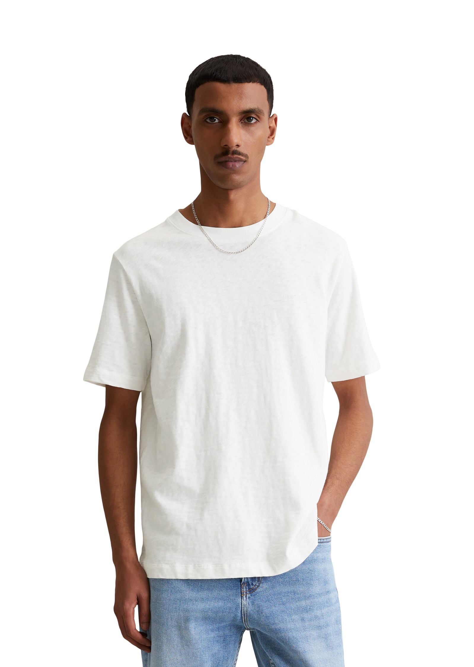 Marc OPolo DENIM T-Shirt "aus softer Slub-Jersey-Qualität" günstig online kaufen