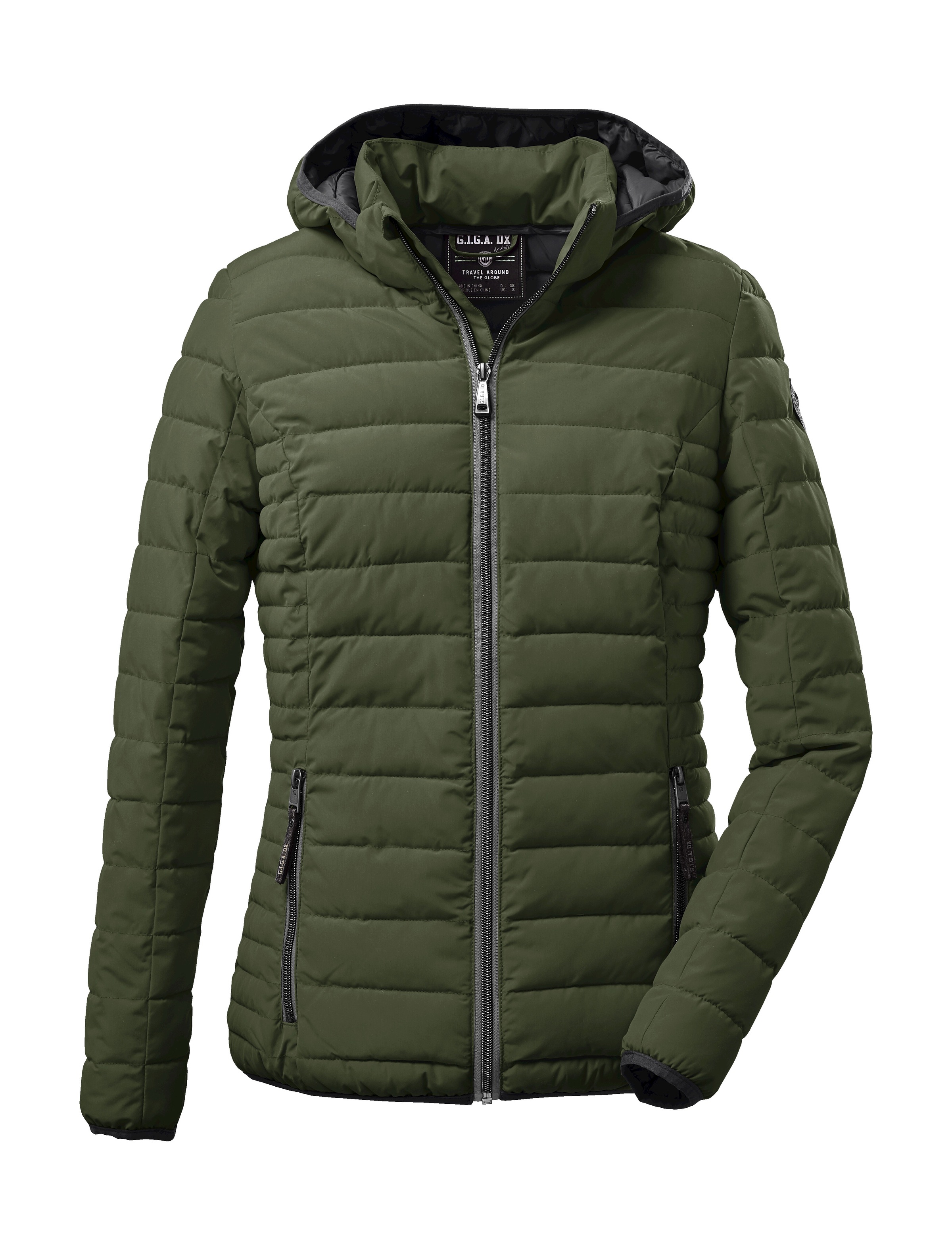 G.I.G.A. DX by killtec Steppjacke »Ventoso WMN Quilted JCKT D«, Leichte Jacke, wind- und wasserabweisend, mit abzippbarer Kapuze