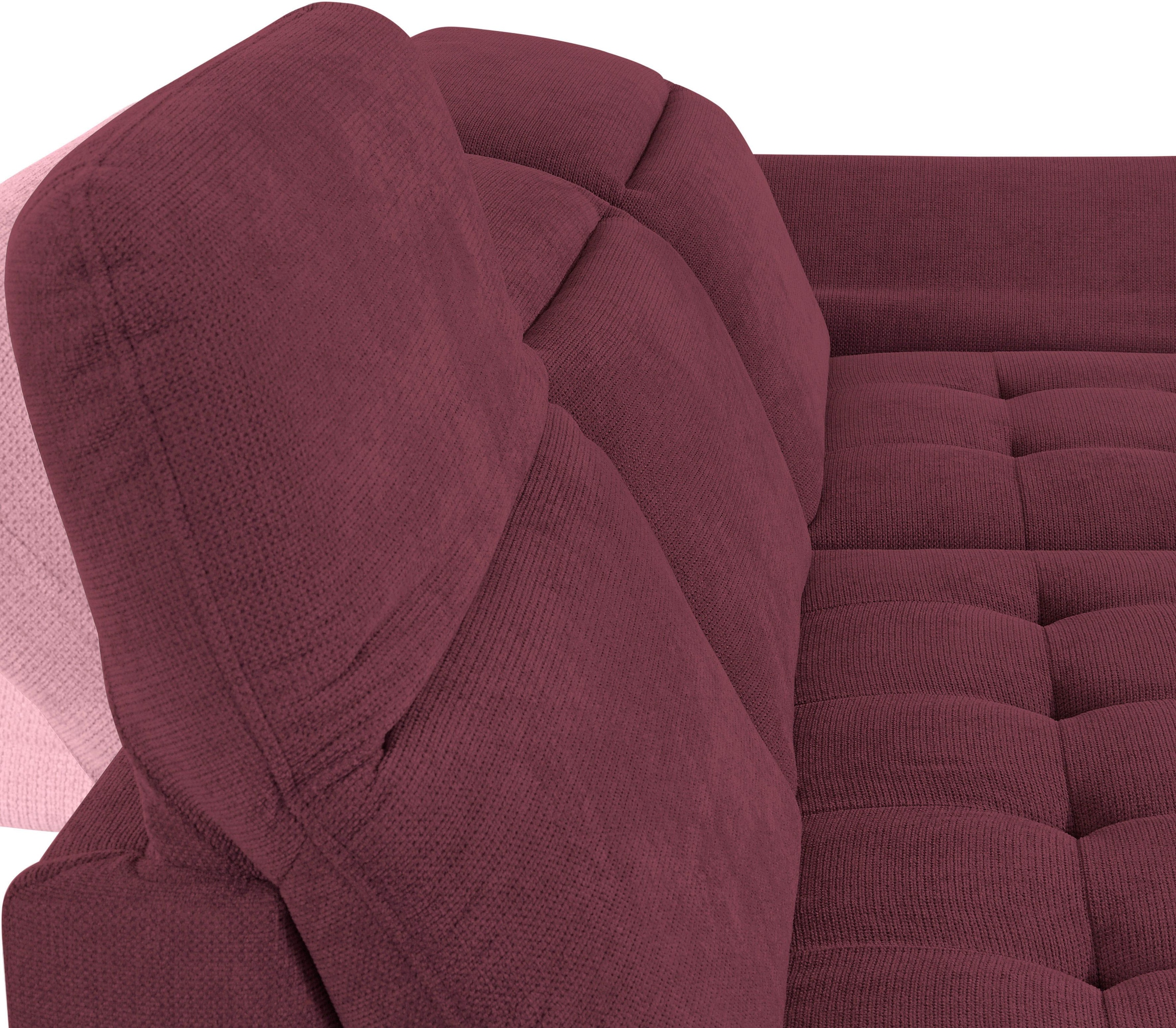 sit&more Ecksofa »Stardust L-Form«, wahlweise mit Bettfunktion und Bettkasten