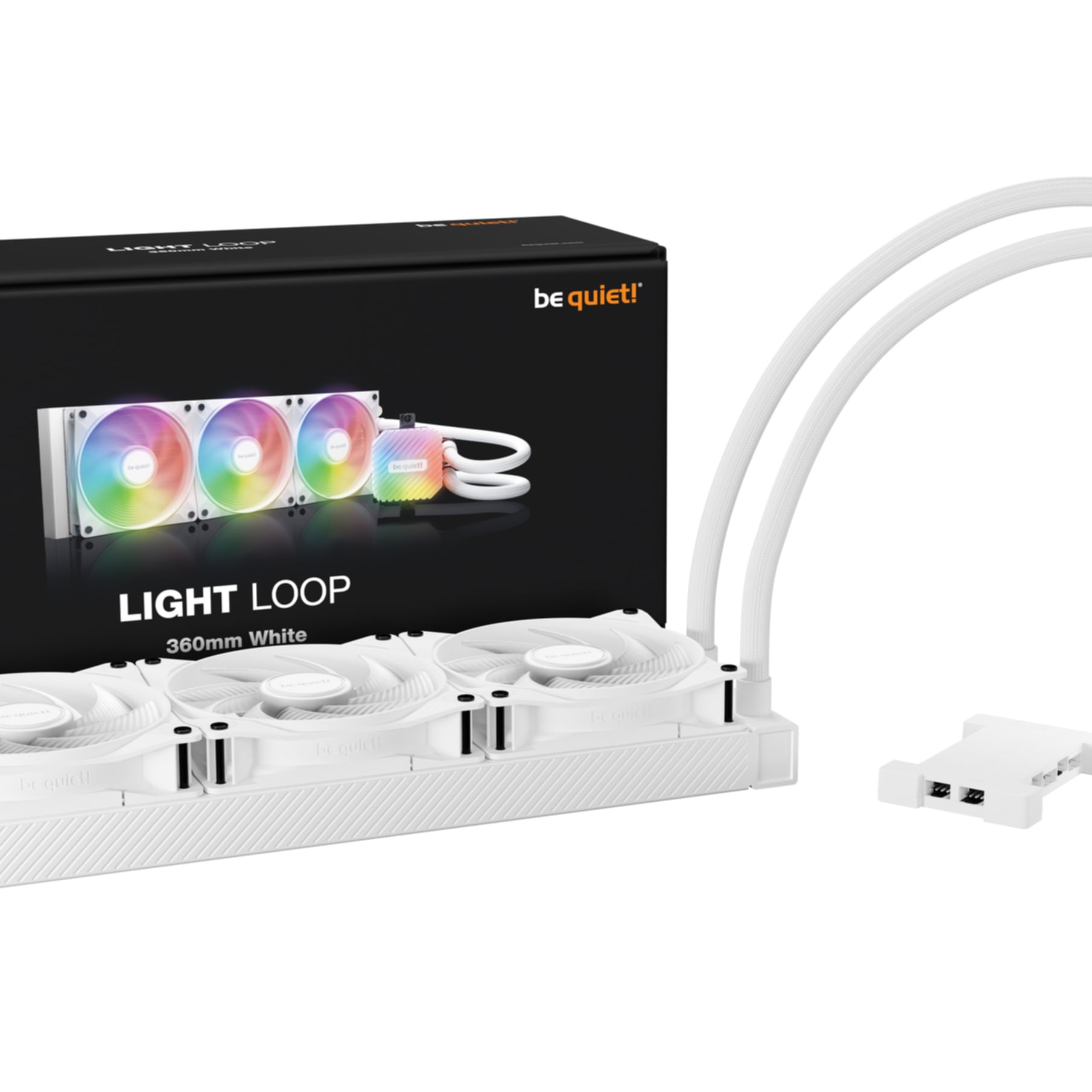 be quiet! Gehäuselüfter »LIGHT LOOP 360mm White«