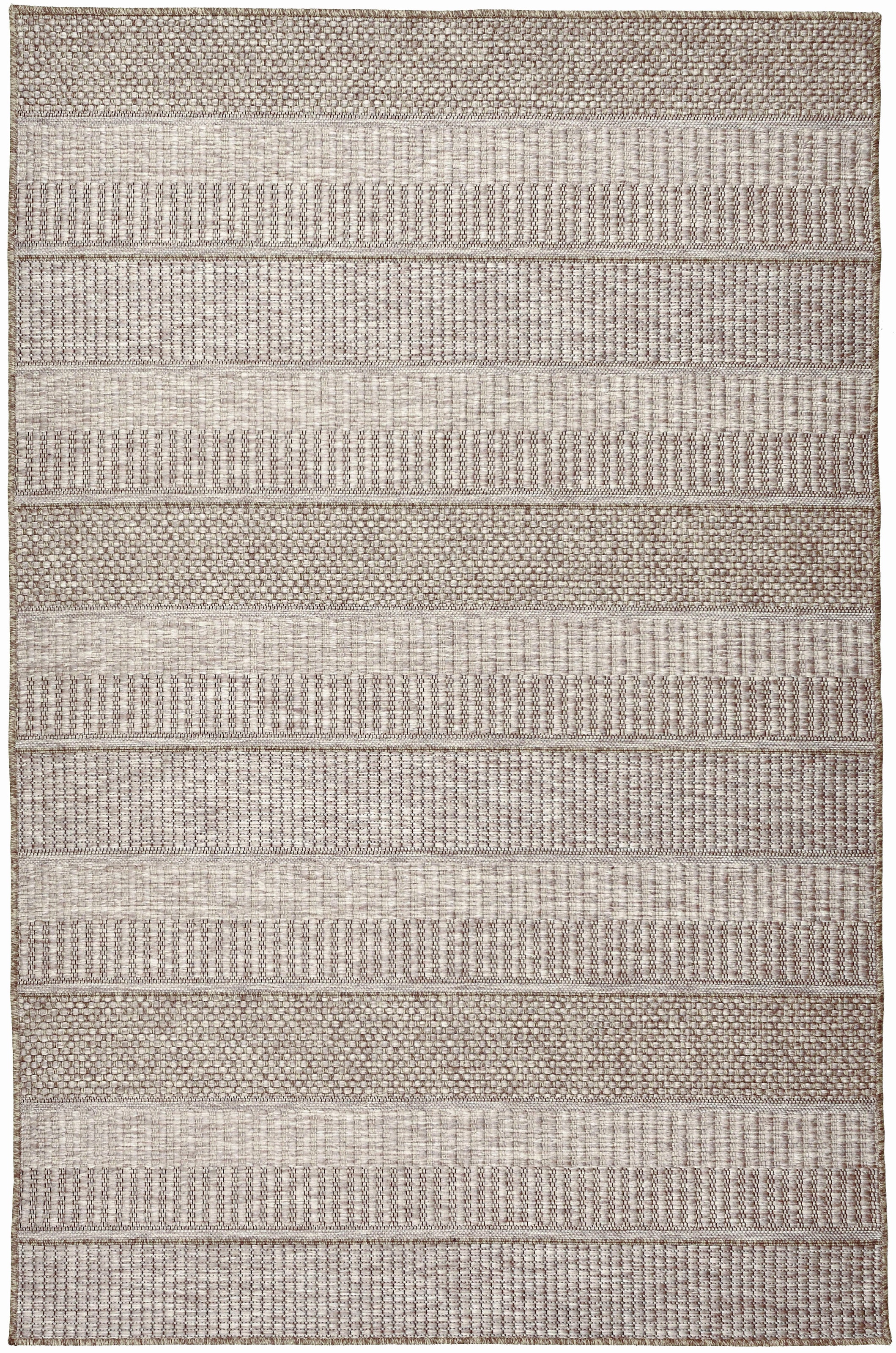 Gino Falcone Teppich »Mariella GF-136«, rechteckig, 6 mm Höhe, modernes Streifen Design, meliert, In- und Otdoor geeignet