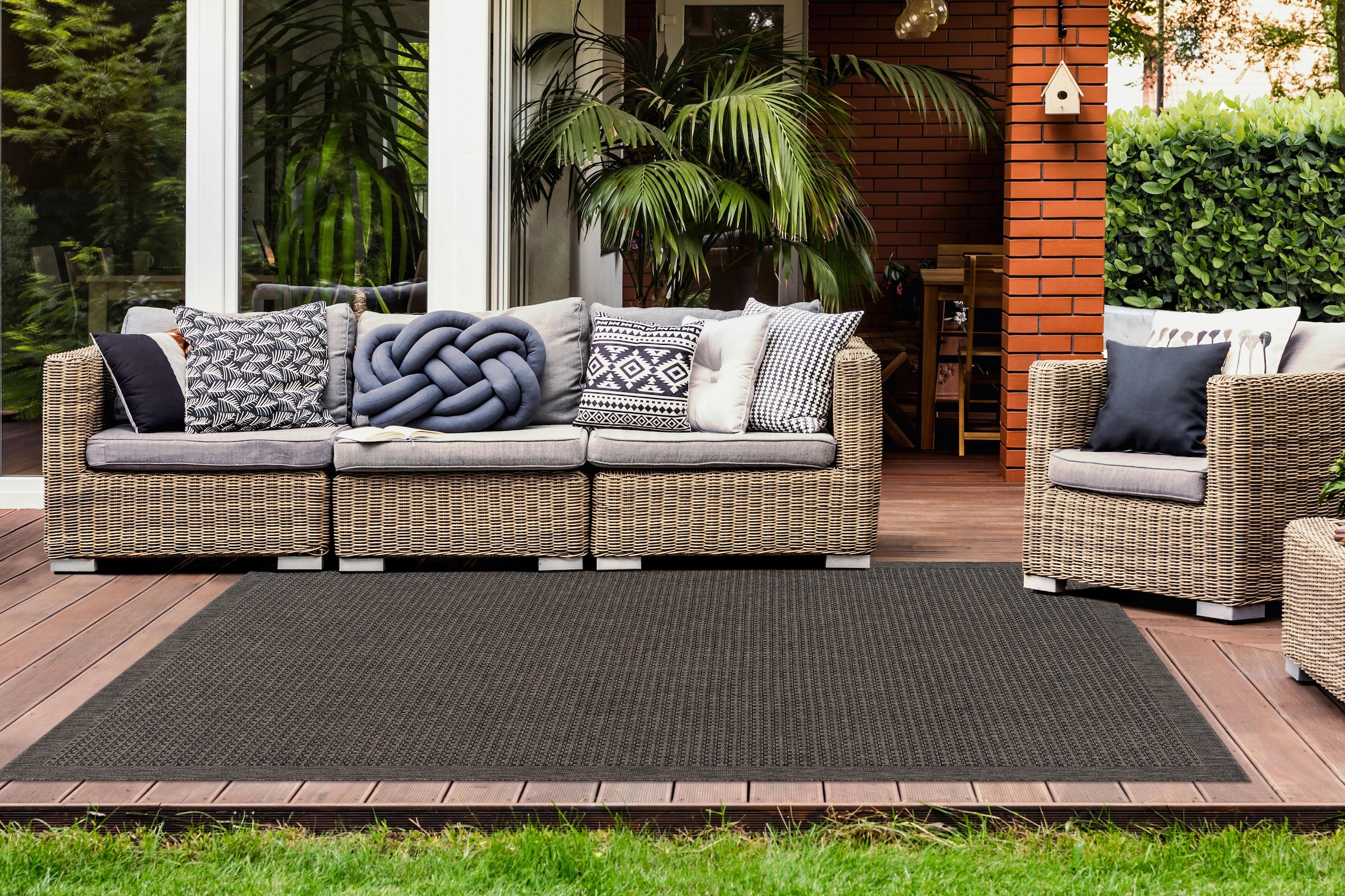 rechteckig, BAUR In- Outdoor LALEE Teppich »Sunset 607«, geeignet, bestellen und | Wohnzimmer