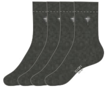 JOOP! Socken »For your daily« 4  Paar,  mit Cornflower-Logo, Rippenbündchen