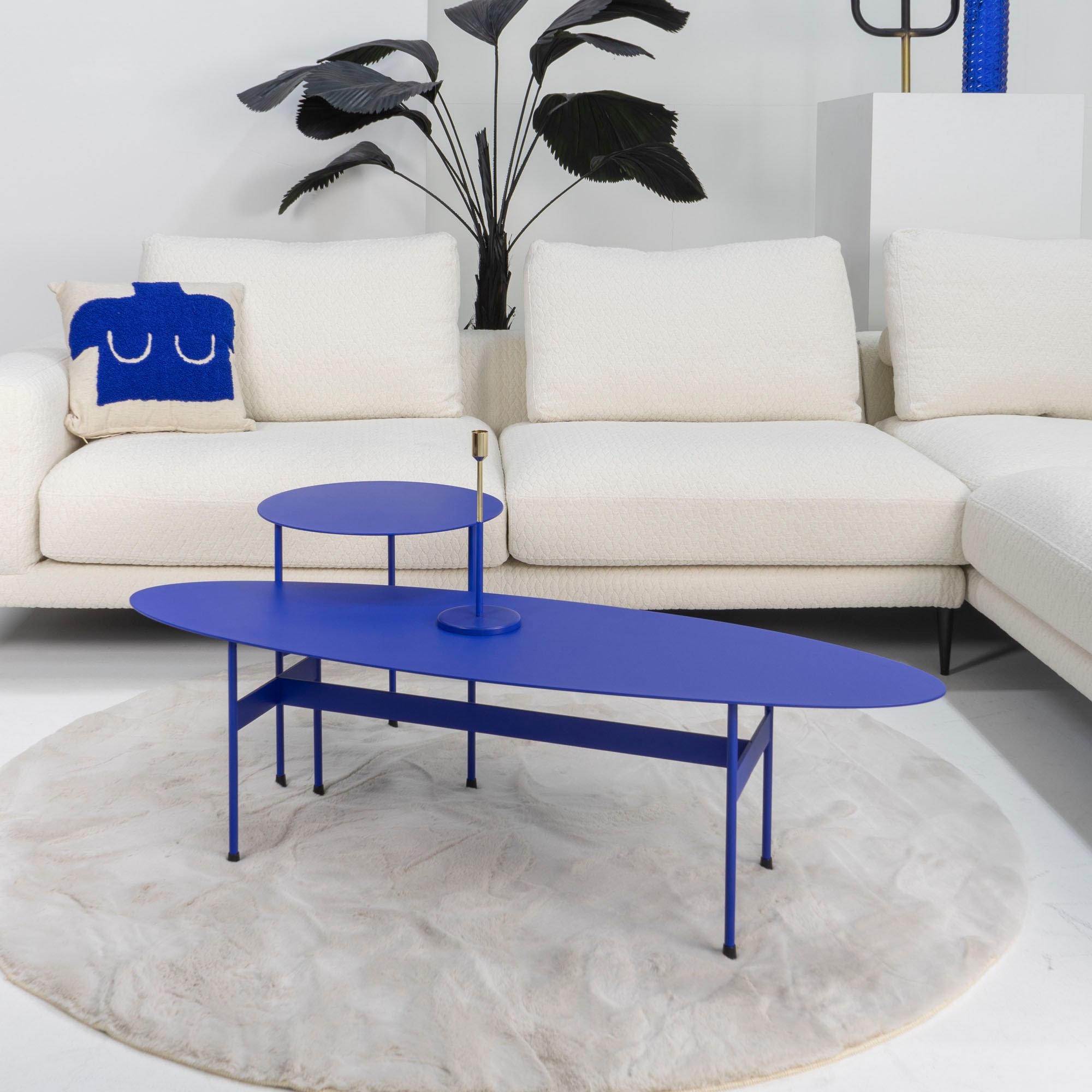 Spinder Design Beistelltisch »MIRA LOW«, Beistelltisch aus Stahl