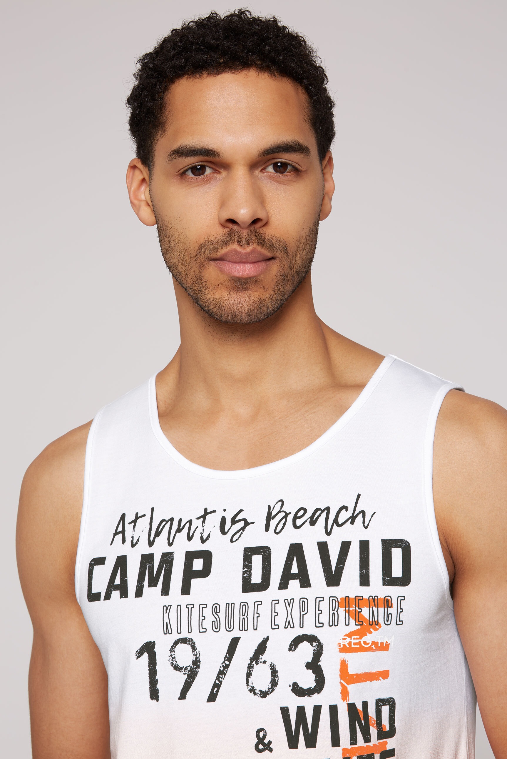 CAMP DAVID Tanktop, aus Baumwolle