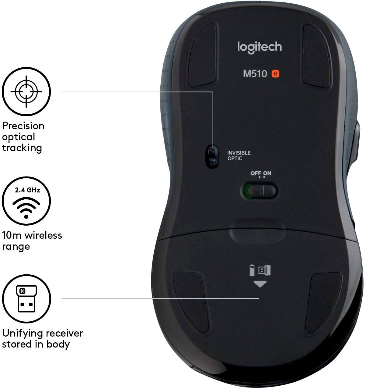 Logitech Maus »Wireless Mouse M510« BAUR