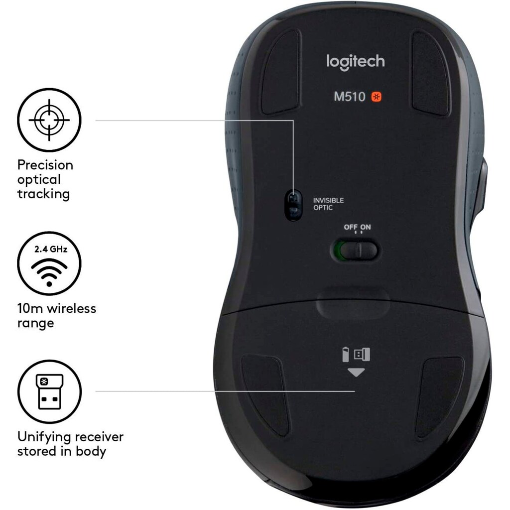 Logitech Maus »Wireless Mouse M510«