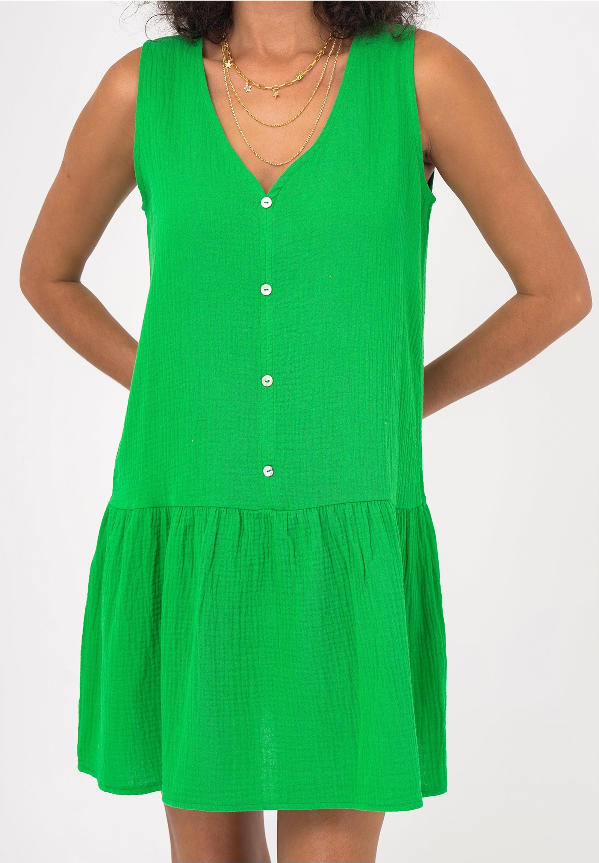 freshlions Jerseykleid »Penelope«, mit klassischem V-Ausschnitt