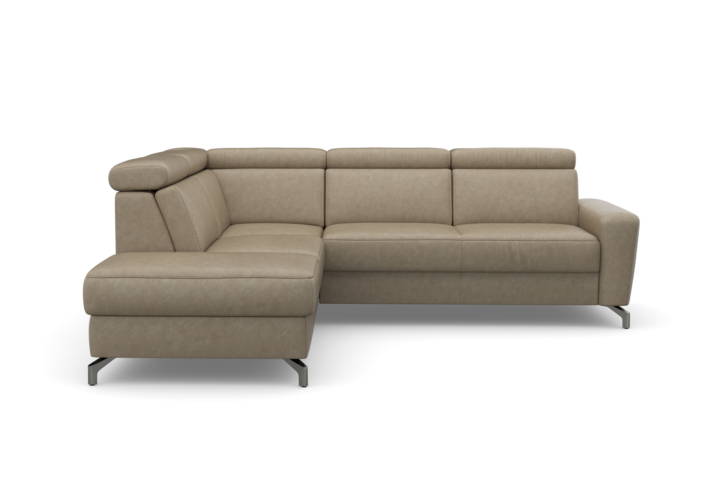 sit&more Ecksofa "Scarlett L-Form" inklusive Kopfteilverstellung, optional Schlaffunktion & Bettkasten
