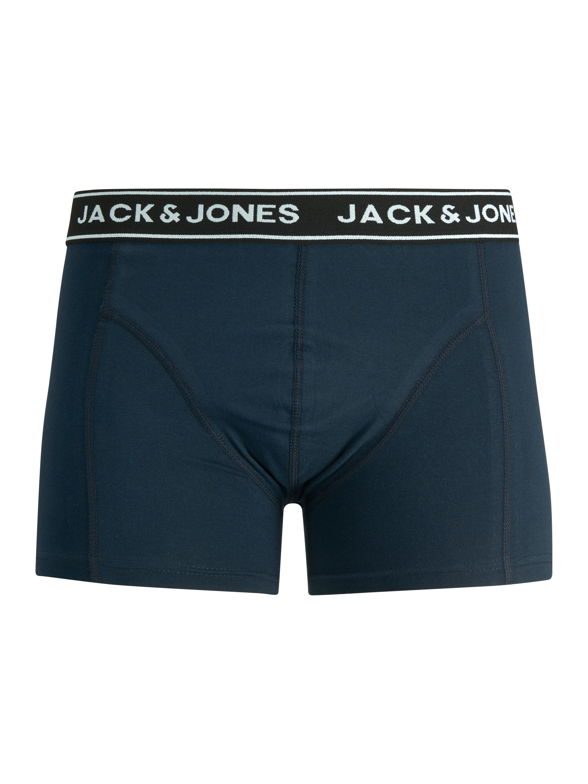 Jack & Jones Trunk »JACCRISP im 6er Pack mit Logobund und Stretchkomfort« Packung, 6 Stk. unifarben mit Farbeinsatz, modisch, eng anliegend, Baumwollmischung
